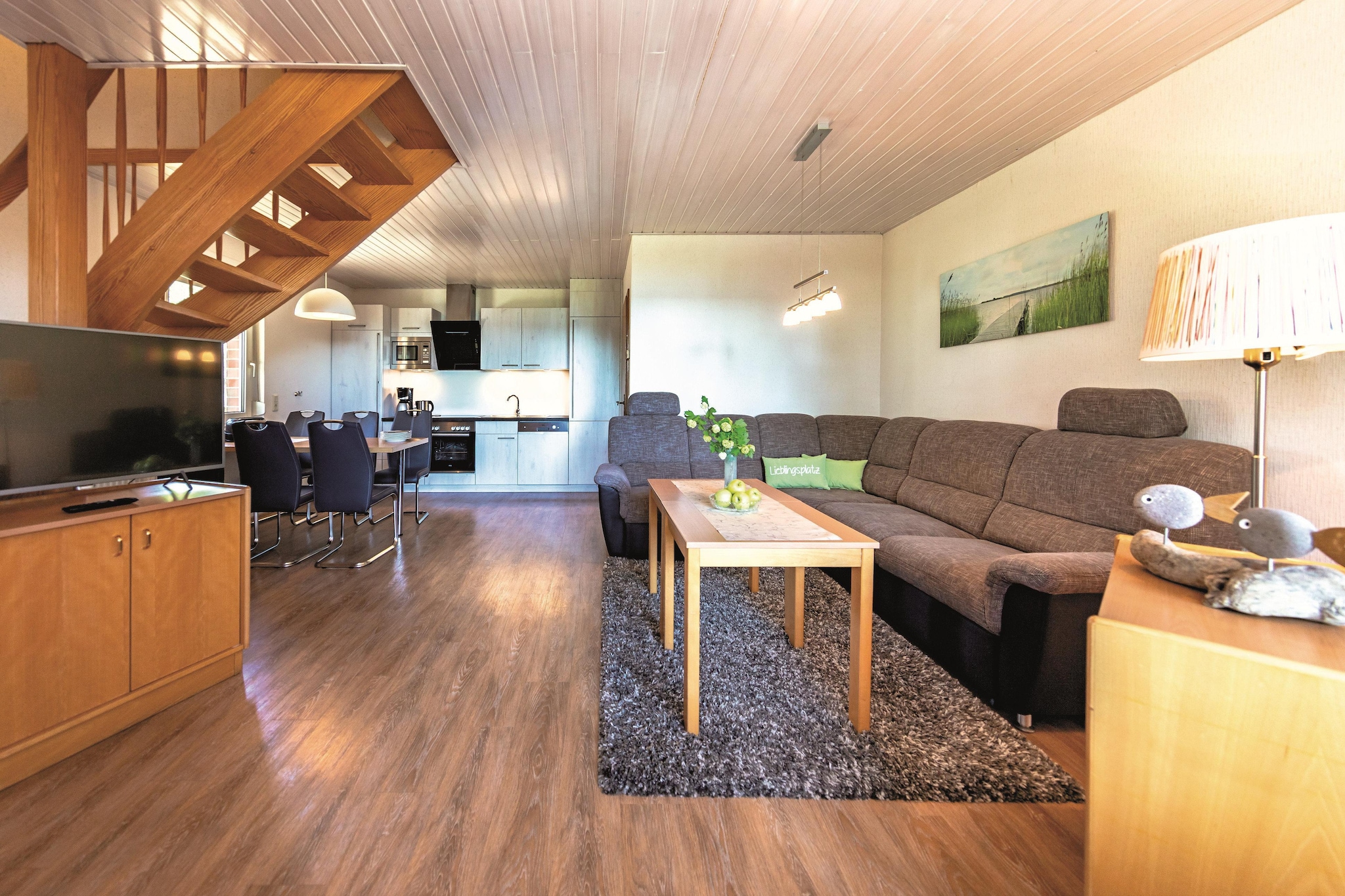 Ferienhaus in Plau am See 3SZ-Woonkamer
