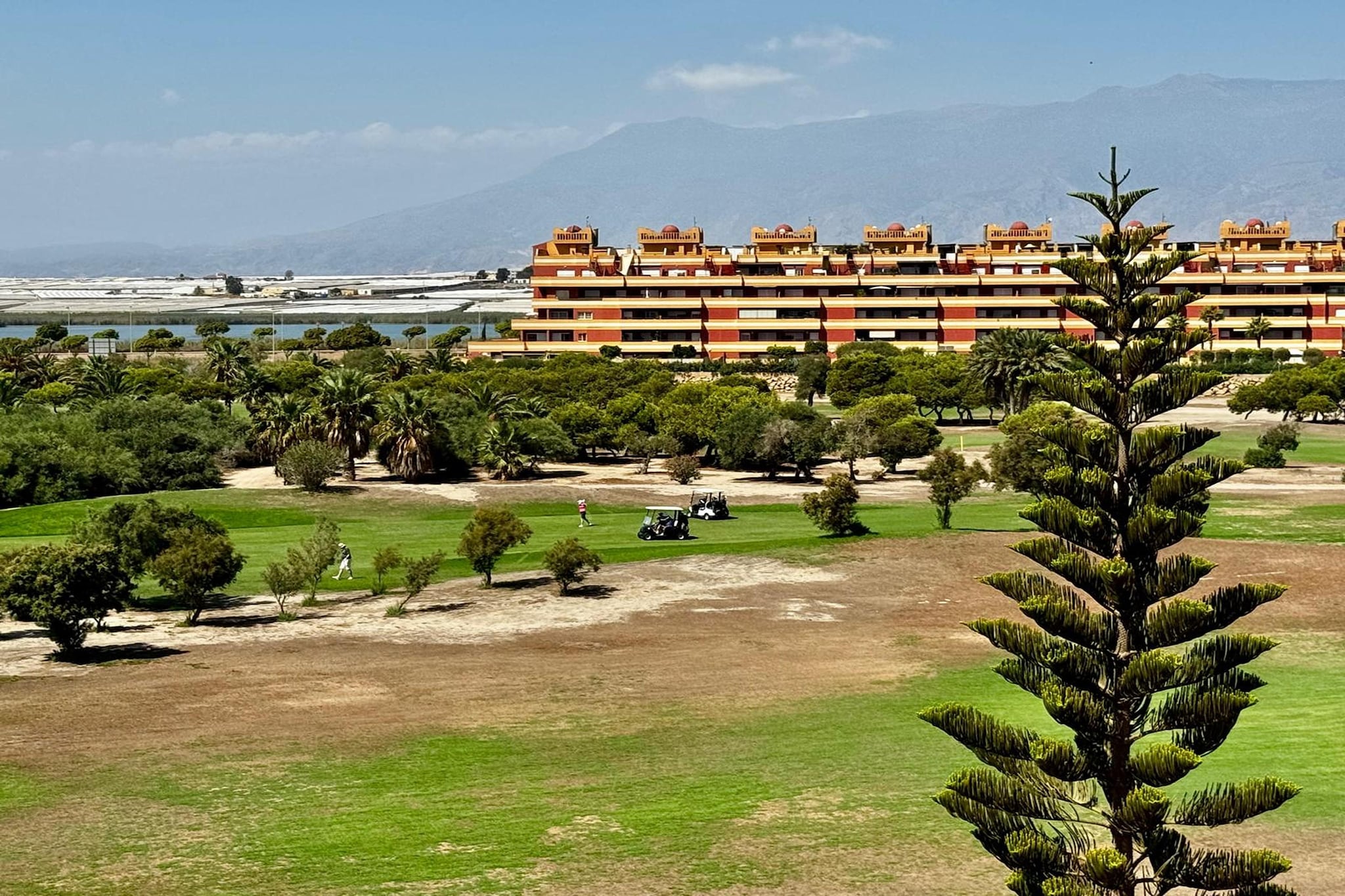 Agua Serena-Gebieden zomer 1km
