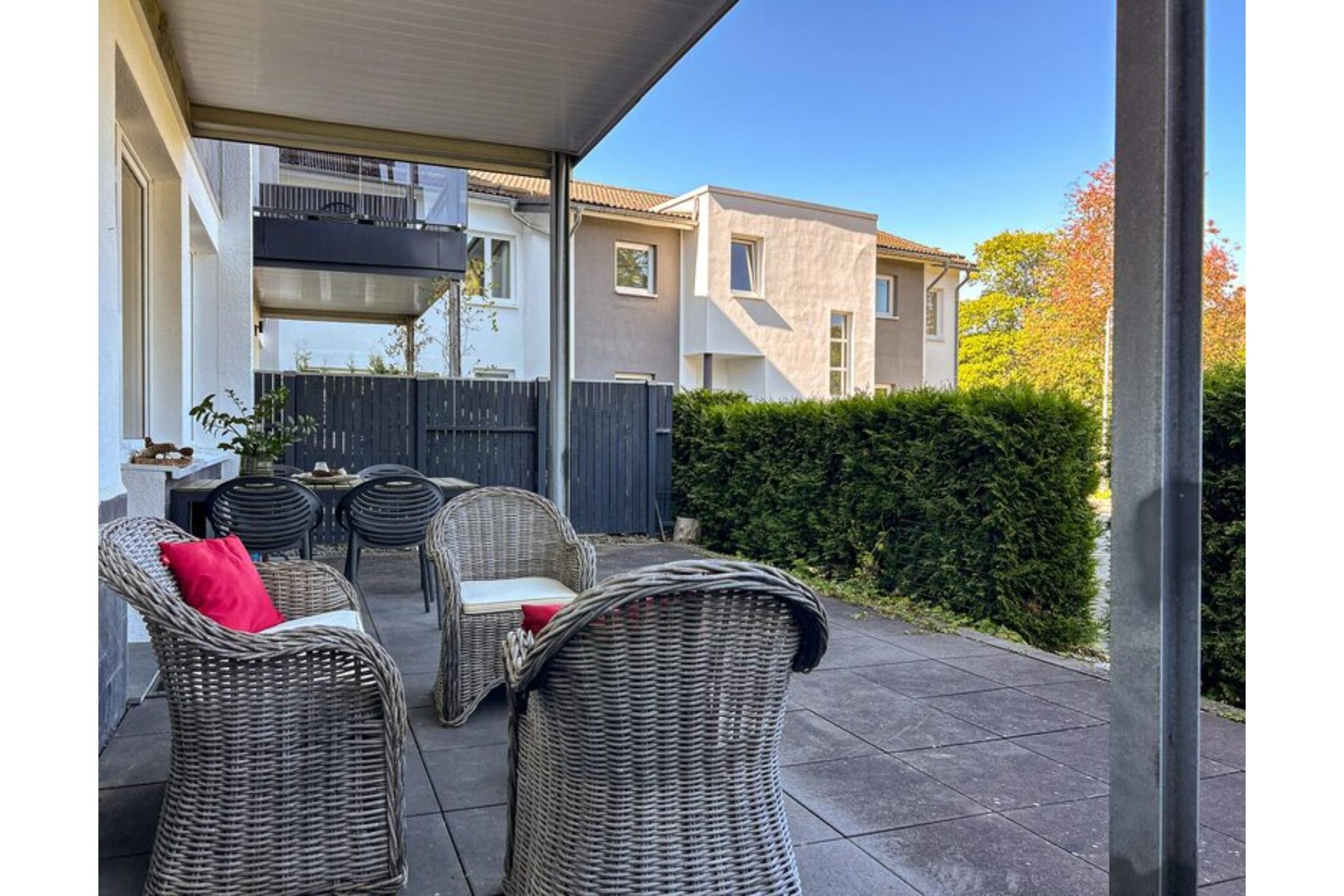 Residenz Zuschen A-Terrasse / balcon