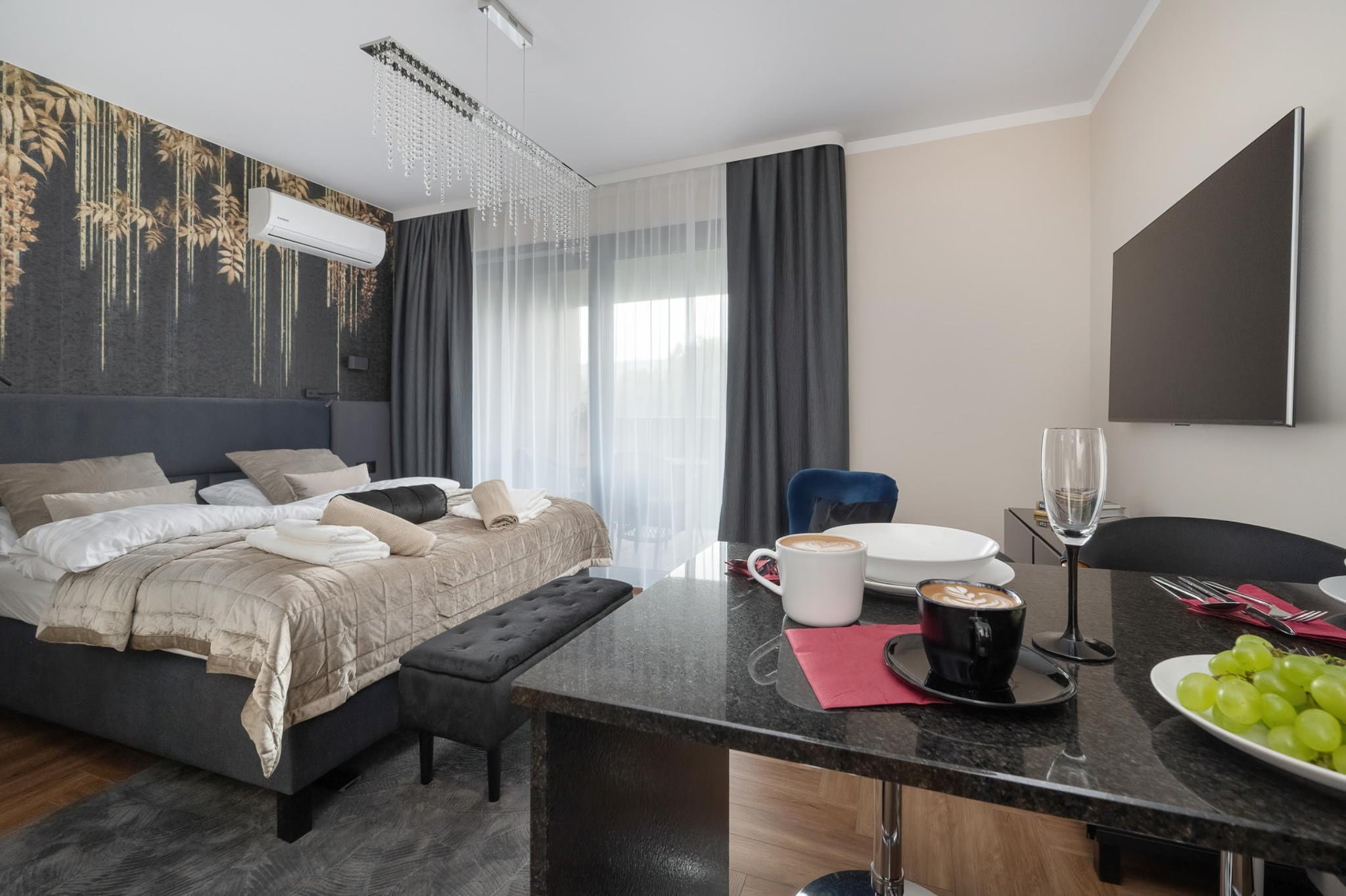 Apartament w Polanicy Zdrojowa 34B - 408 - Slaapkamer
