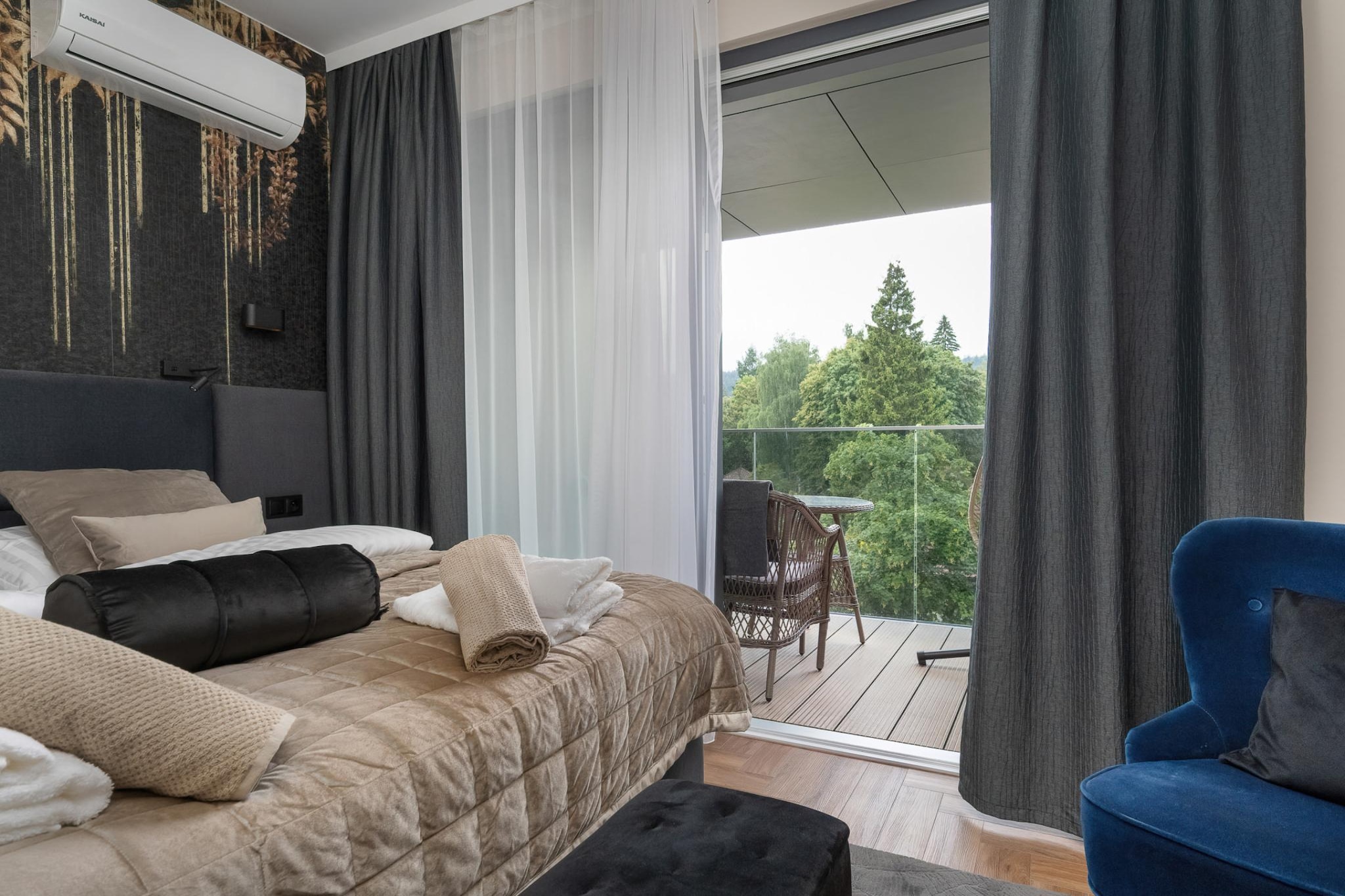 Apartament w Polanicy Zdrojowa 34B - 408 - Slaapkamer