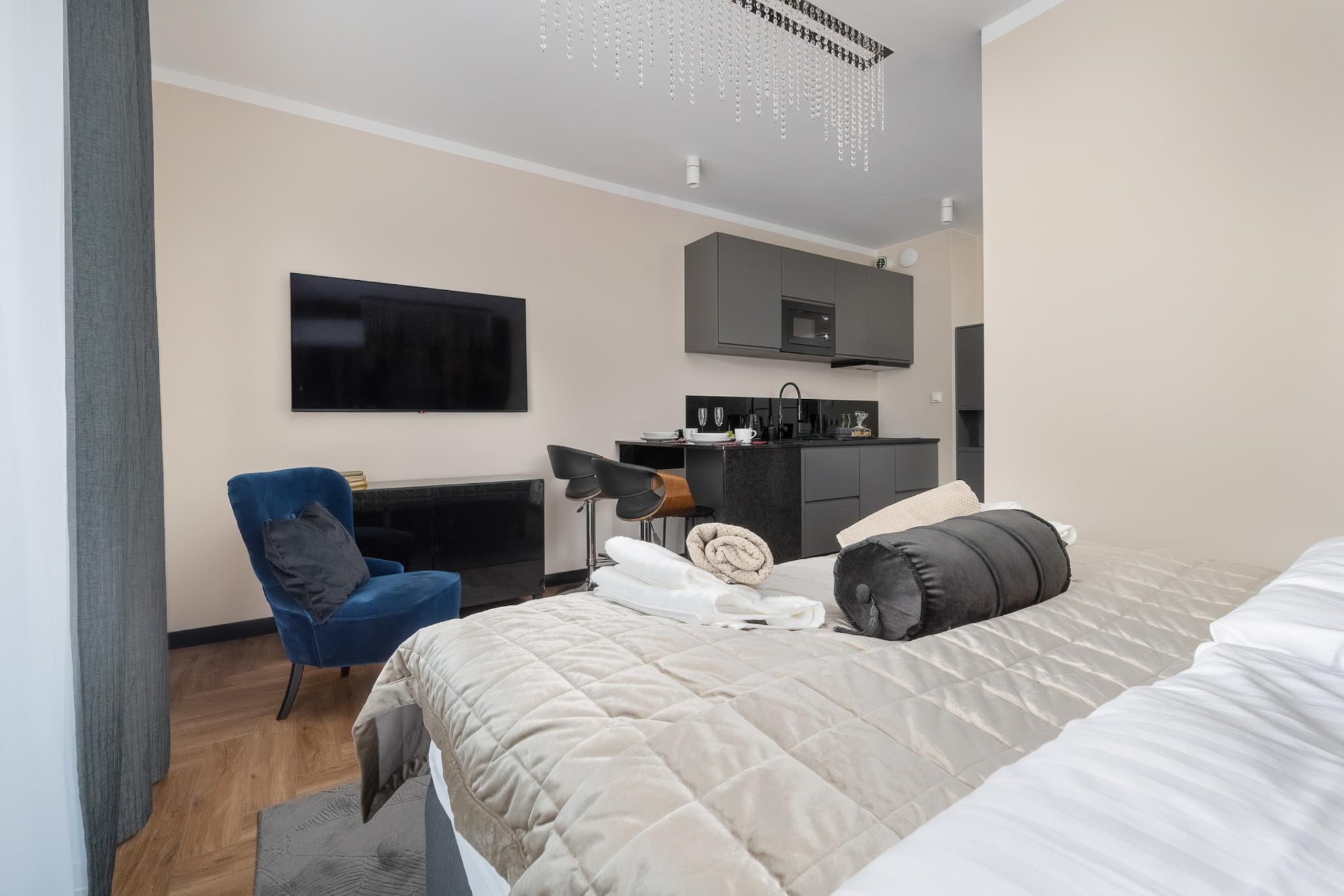 Apartament w Polanicy Zdrojowa 34B - 408 - Slaapkamer