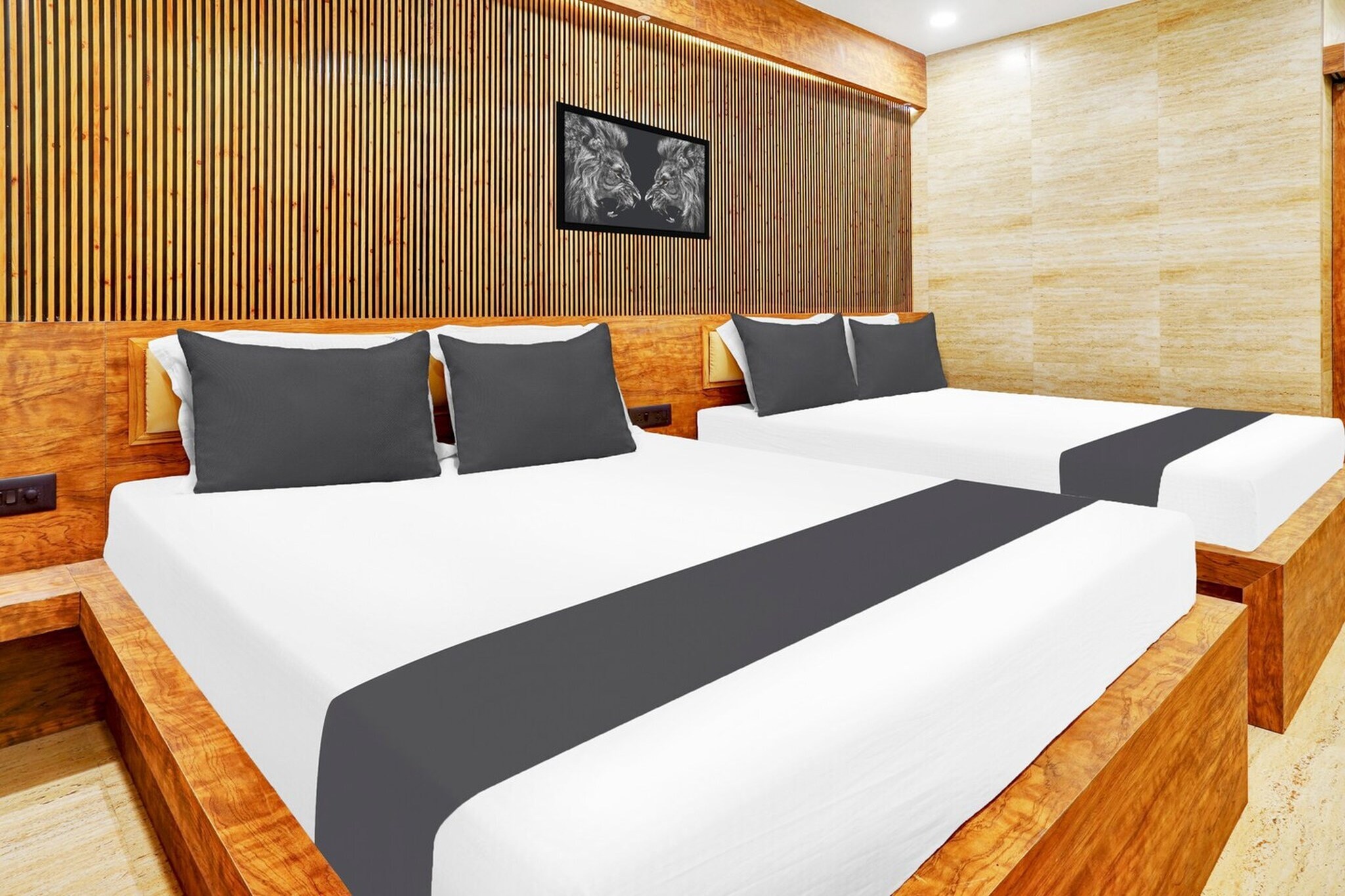 Situated within 6.2 km of Vijayawada Station and 6.3 km of Kanakadurga temple, Super Collection O KEYS ELITE features rooms with air conditioning and a private bathroom in Vijayawada. With free WiFi, this 4-star hotel offers room service and a 24-hour front desk. The hotel has family rooms.
All rooms at the hotel are fitted with a seating area, a flat-screen TV with satellite channels and a private bathroom with free toiletries and a bath or shower. All guest rooms have a desk.
A continental breakfast is available at Super Collection O KEYS ELITE.
Tenali Junction Railway Station is 36 km from the accommodation. Vijayawada Airport is 17 km from the property.
Unmarried couples are warmly welcome at this property.
Guests with local ID proof are warmly welcome.
Apologies, but we are currently unable to host foreign nationals at this property.
Early Check-In Policy: A full day’s room rate will be charged for check-ins before 6:00 AM. Complimentary early check-in is available between 6:00 AM and 10:00 AM, subject to room availability.
Check-in is only available to guests aged 18 and above. Please provide a government-issued ID to confirm your age.