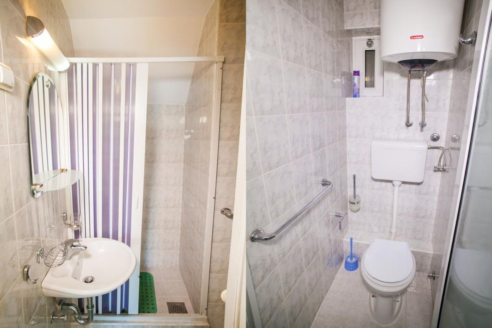 Comfortable Stay with Sea View in Petrovac - Standard Studio with Shared Balcony 1-Badkamer