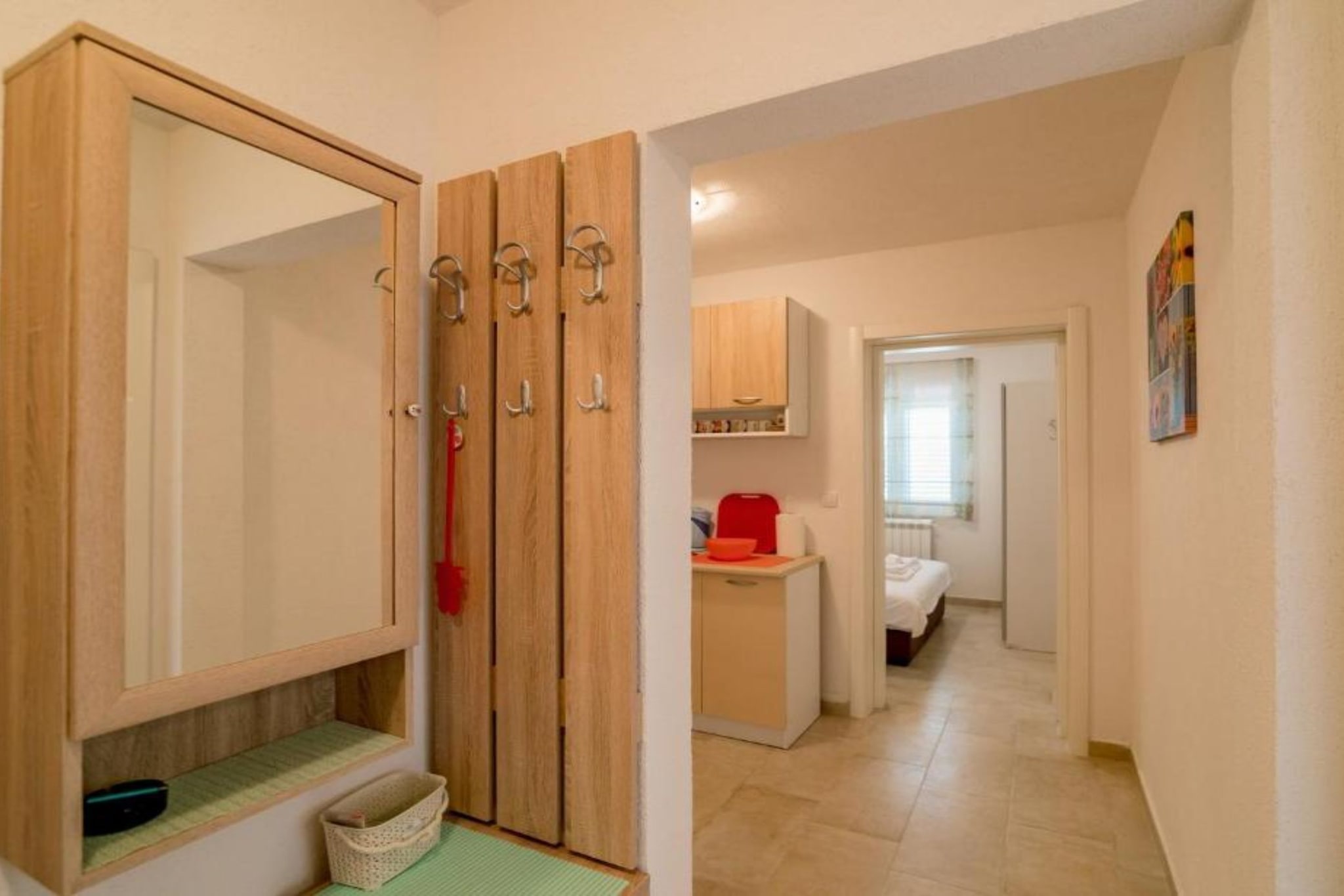 Tranquil Retreat with Private Pool in Lustica Bay - One Bedroom Apartment with Balcony and Sea View 1-Woonkamer