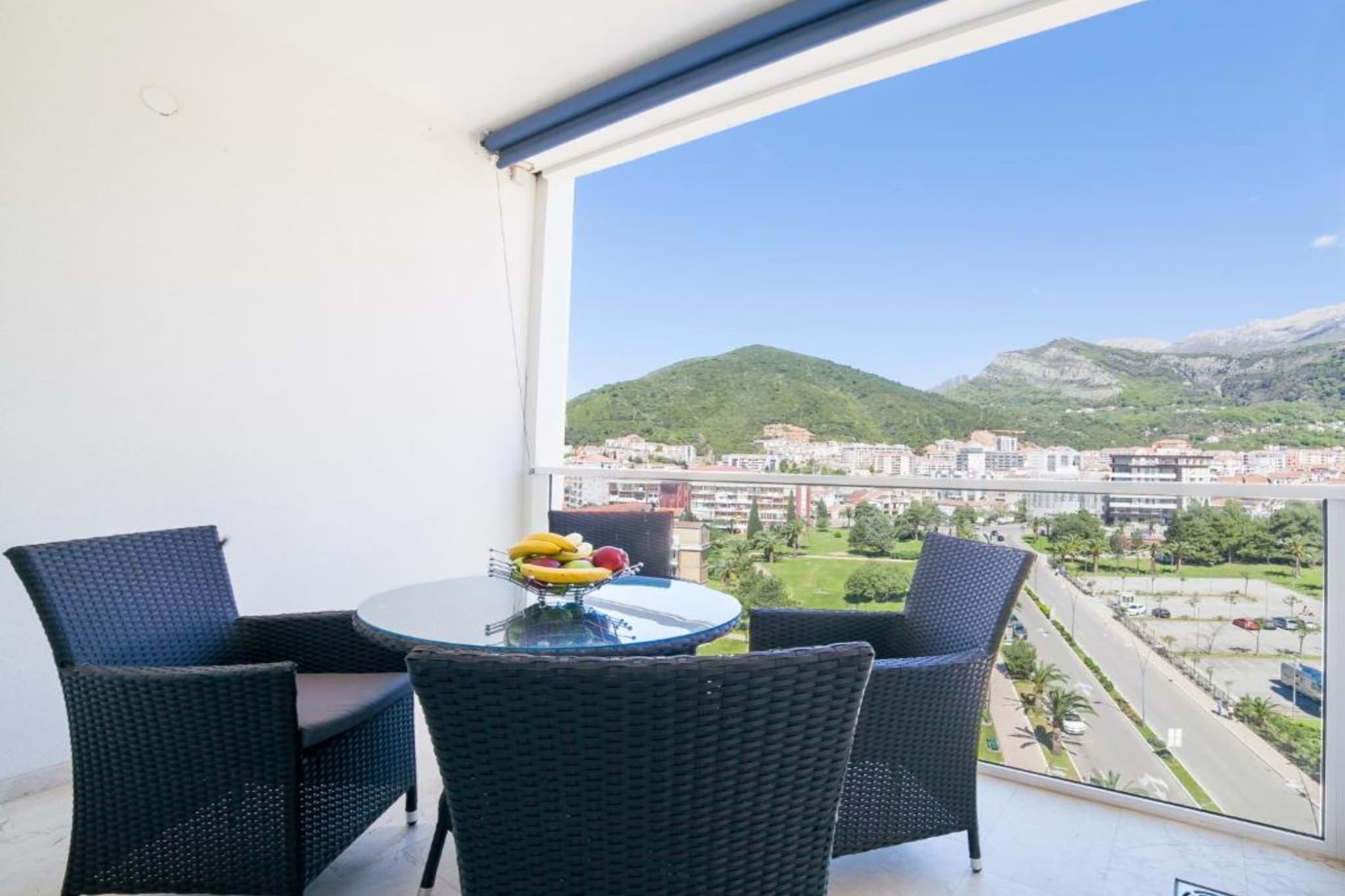 Exclusive Budva Stay Steps From the Beach - One Bedroom Apartment with Balcony-Terrasbalkon