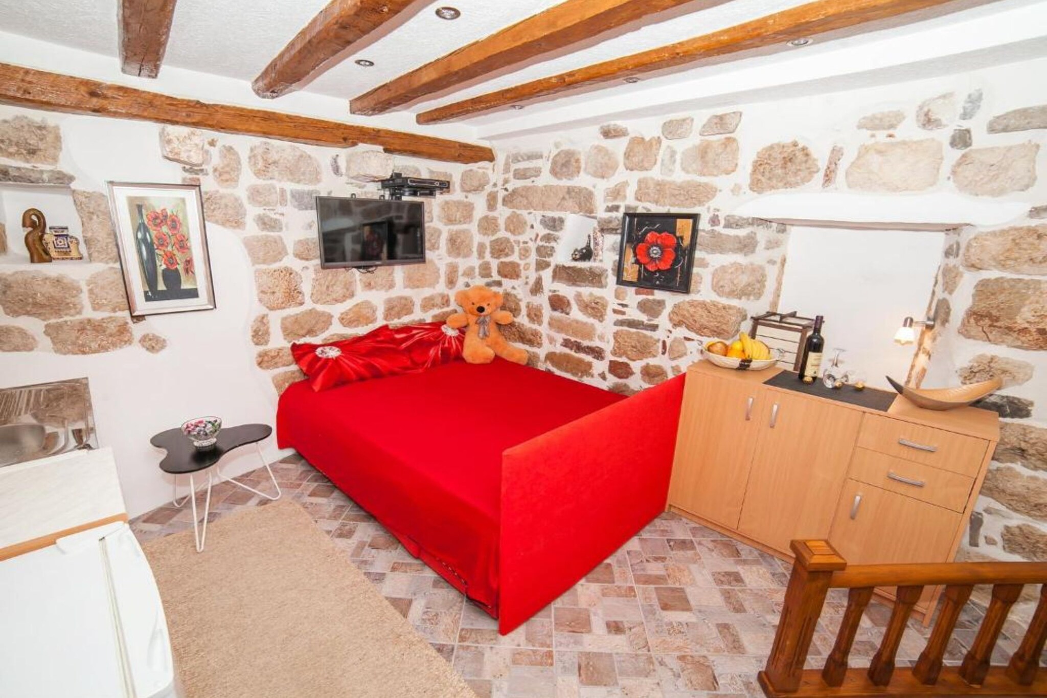 Cozy Stay in Kotor’s Old Town - Studio Apartment-Bedroom