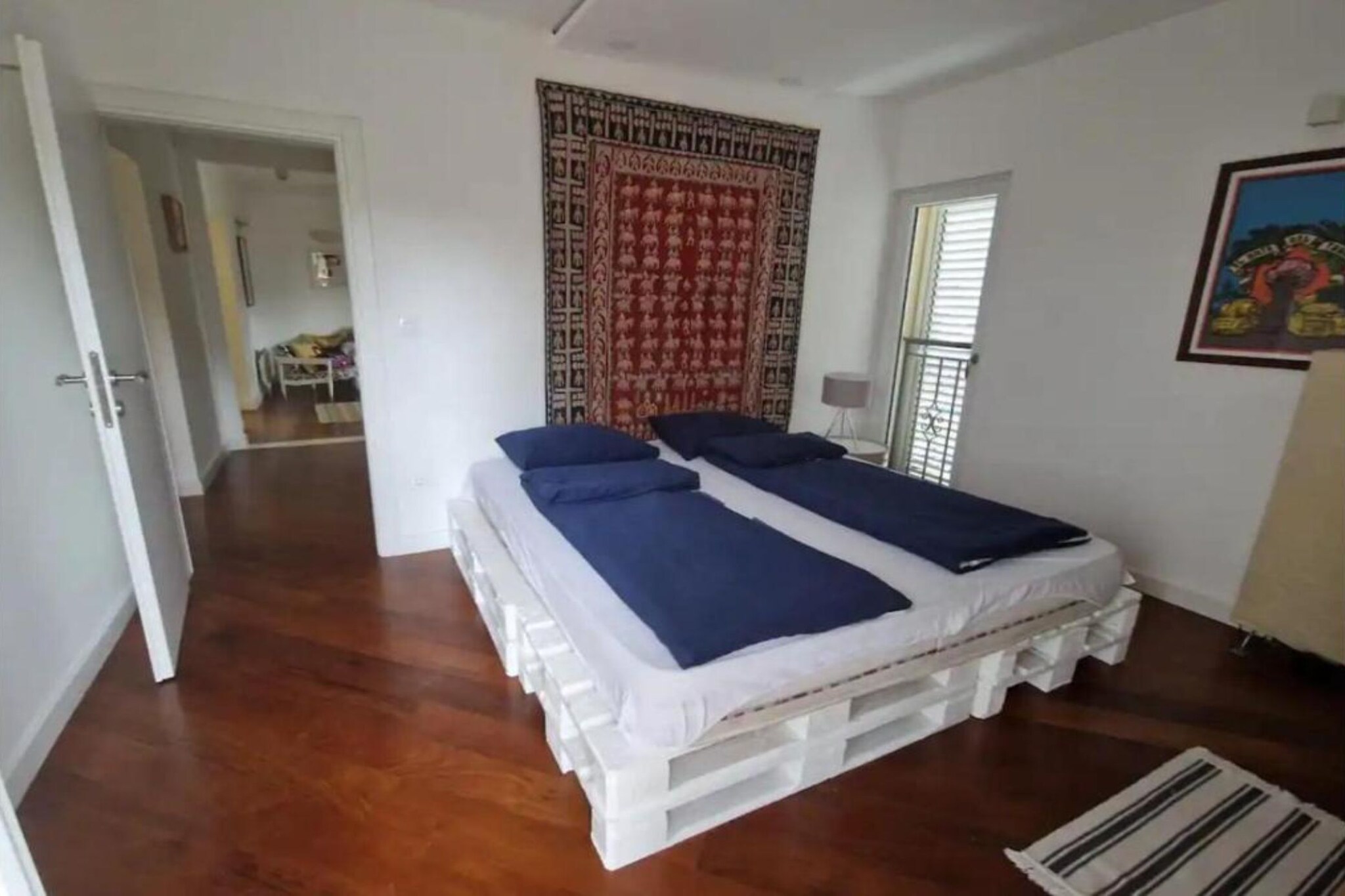 Relaxing Tivat Stay with Balcony & Free Parking - Two Bedroom Apartment-Slaapkamer
