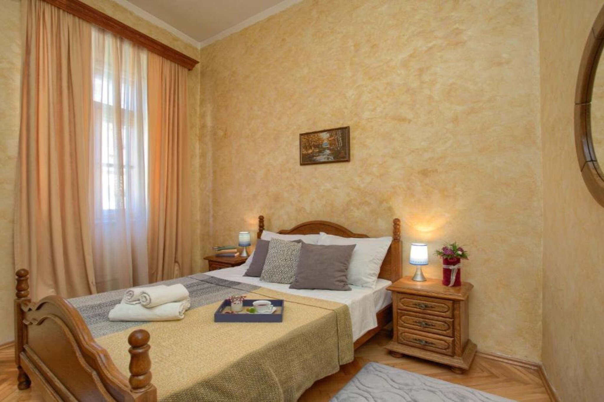 Kotor Old Town Charm Apartment - Two Bedroom Apartment-Bedroom