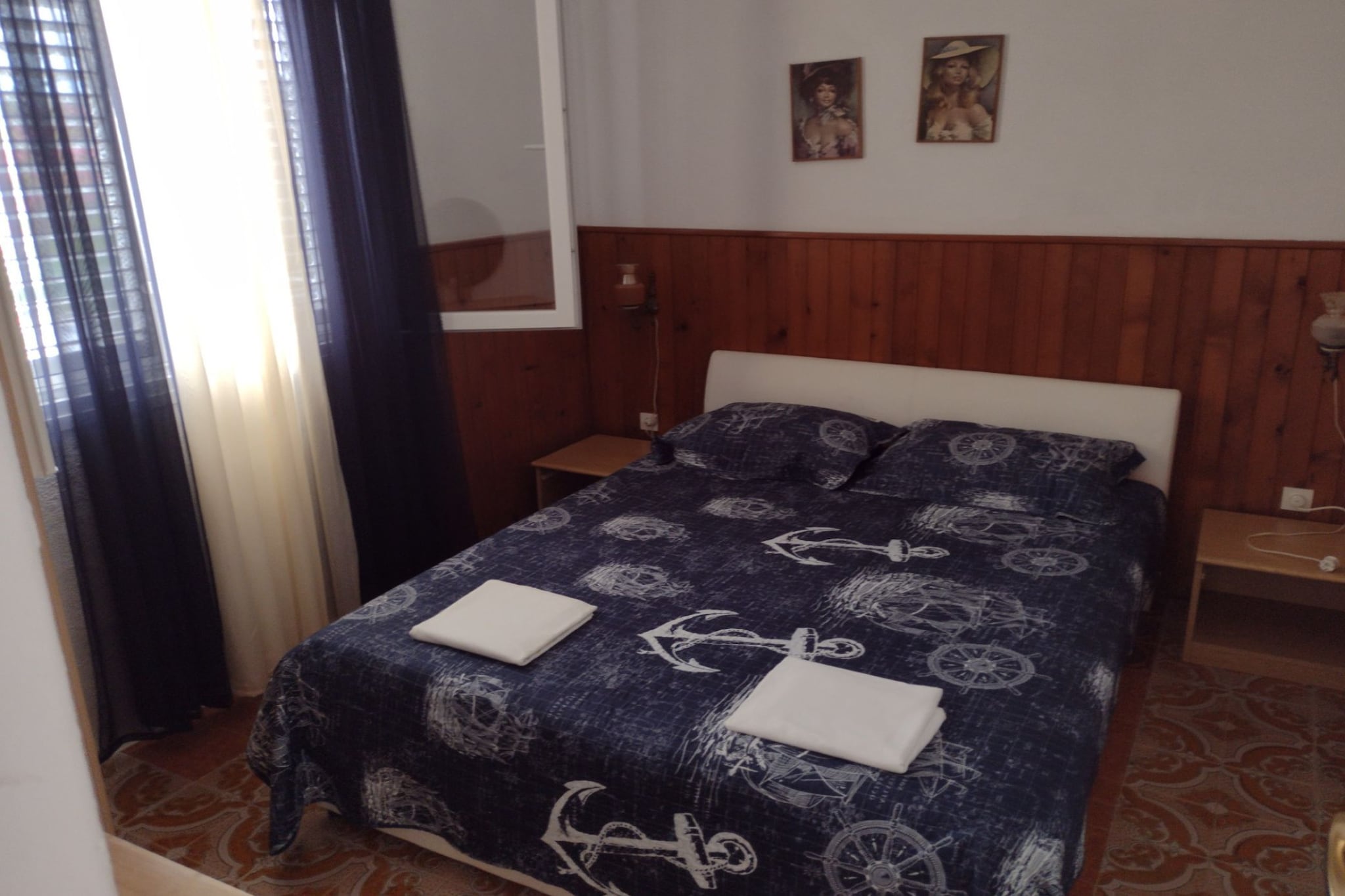 Apartment Ana Gradina - Vela Luka - Two Bedroom Apartment With Terrace And Sea View-Schlafzimmer