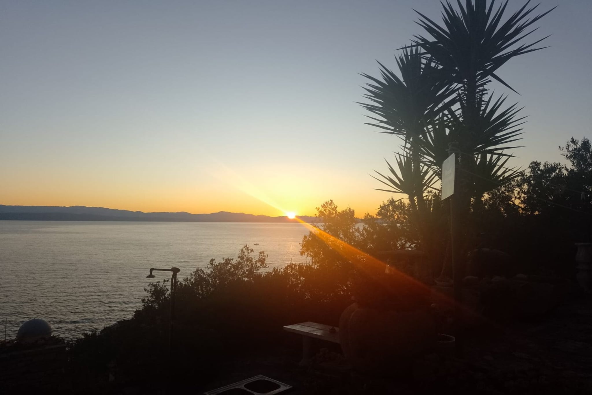 Apartment Ana Gradina - Vela Luka - Two Bedroom Apartment With Terrace And Sea View-Aussicht