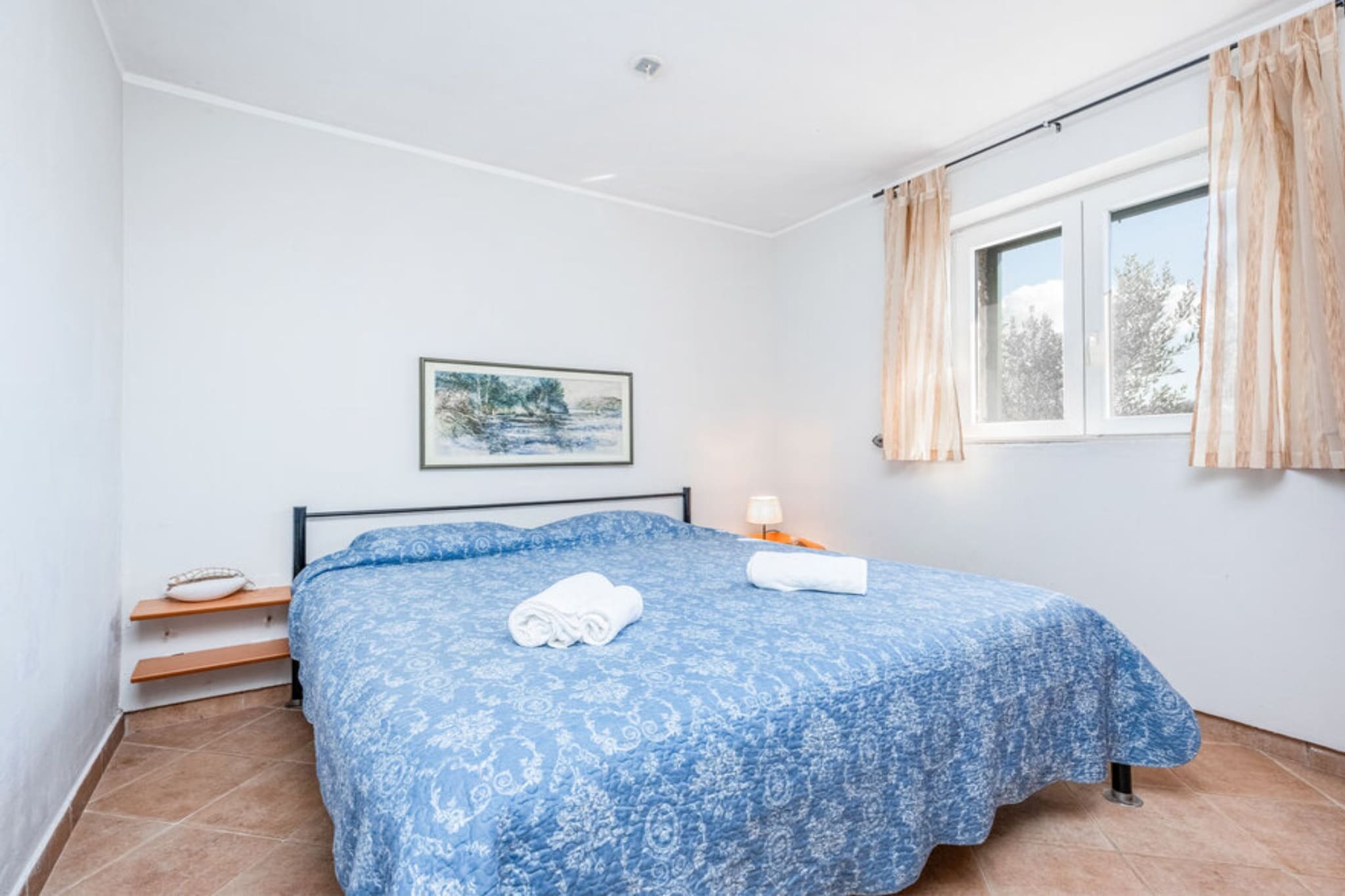Holiday Home Pigmy Cormoran - One Bedroom House with Terrace  and Pool-Schlafzimmer