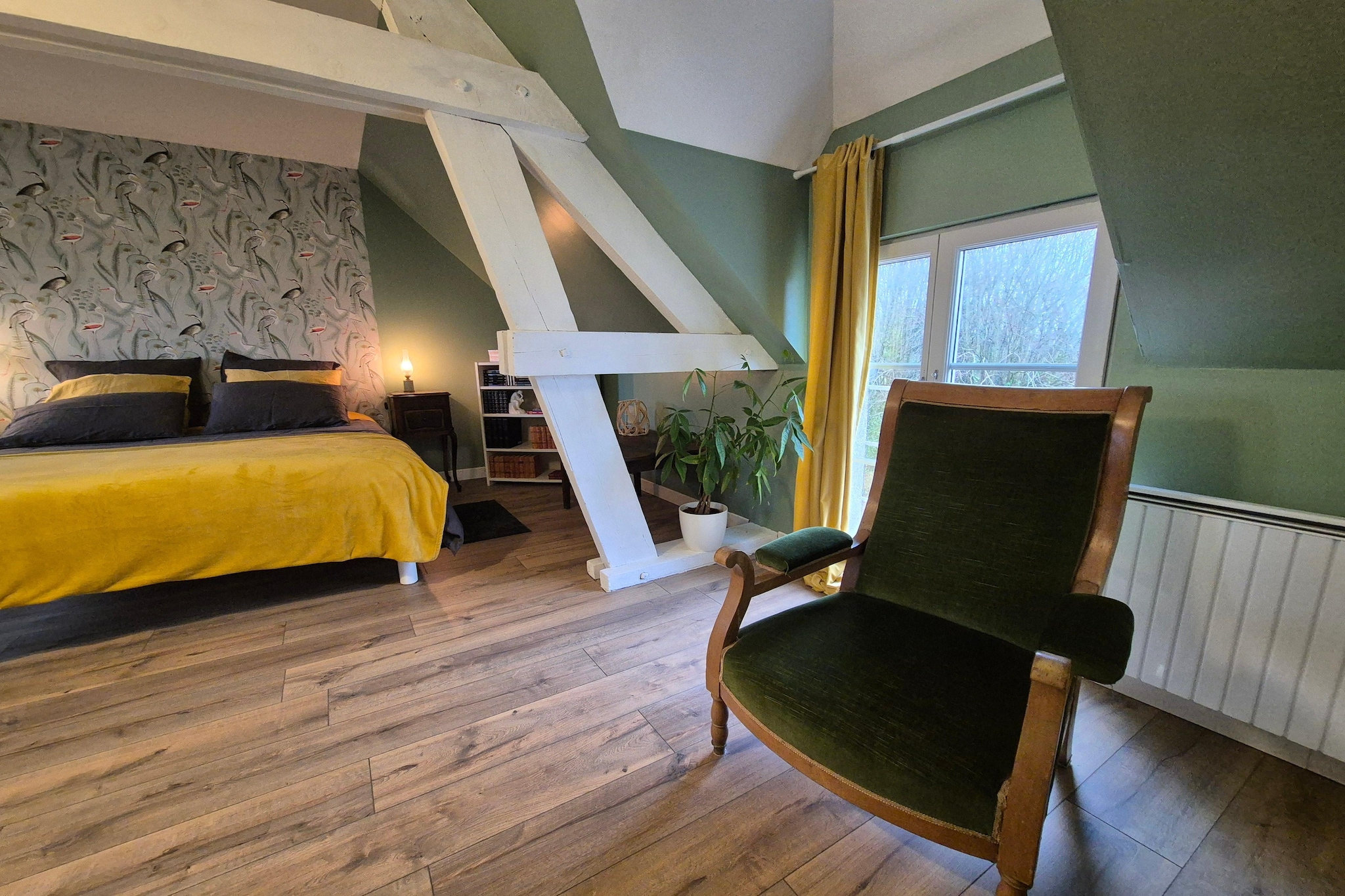 Studio au 1er étage-Slaapkamer