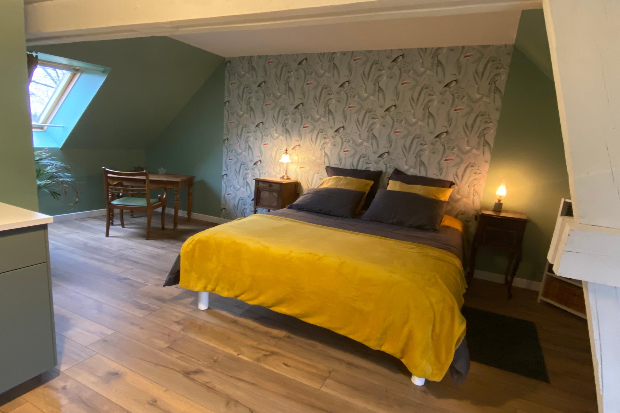 Studio au 1er étage-Woonkamer