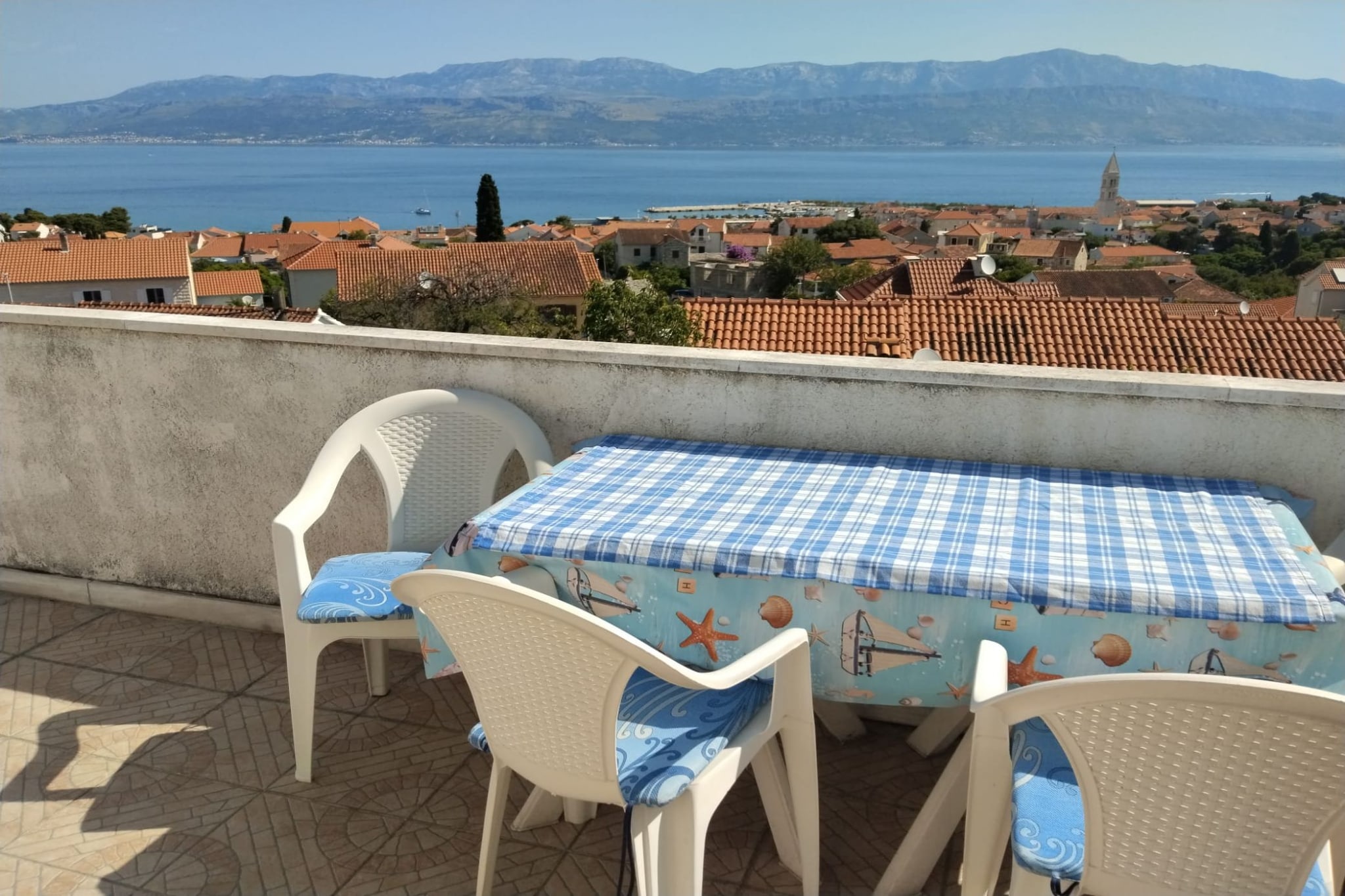 Vesna Panoramic Apartments - Two Bedroom Apartment with Sea View and Terrace (Irena)-Terrasse / balcon