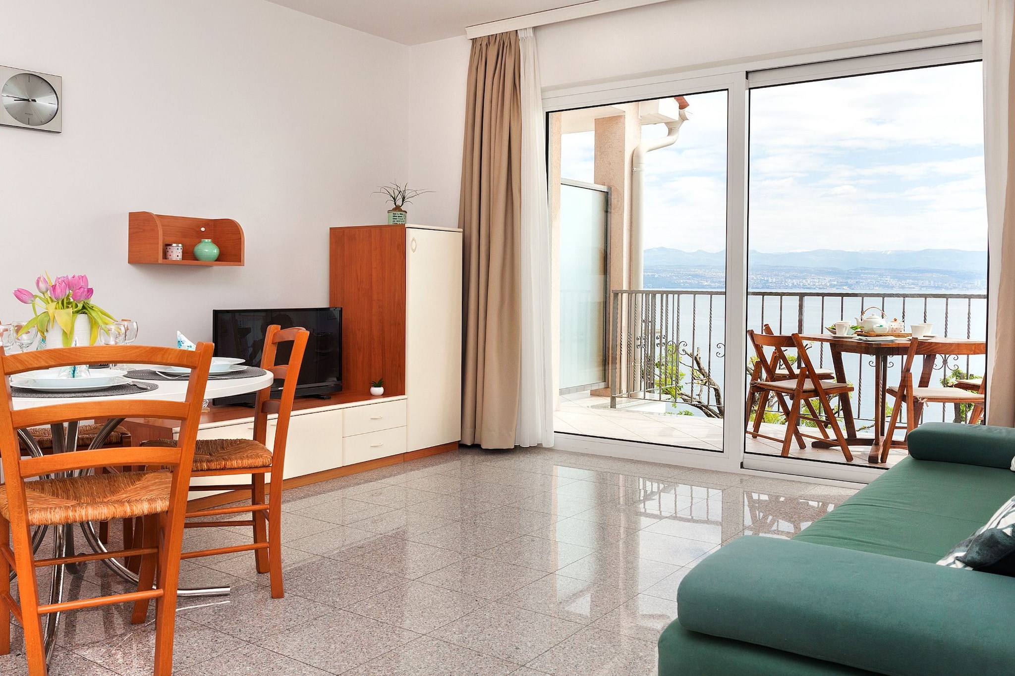 Splendid Beachfront Medveja Apartments - Confort One Bedroom Apartment with Balcony and Sea View 3