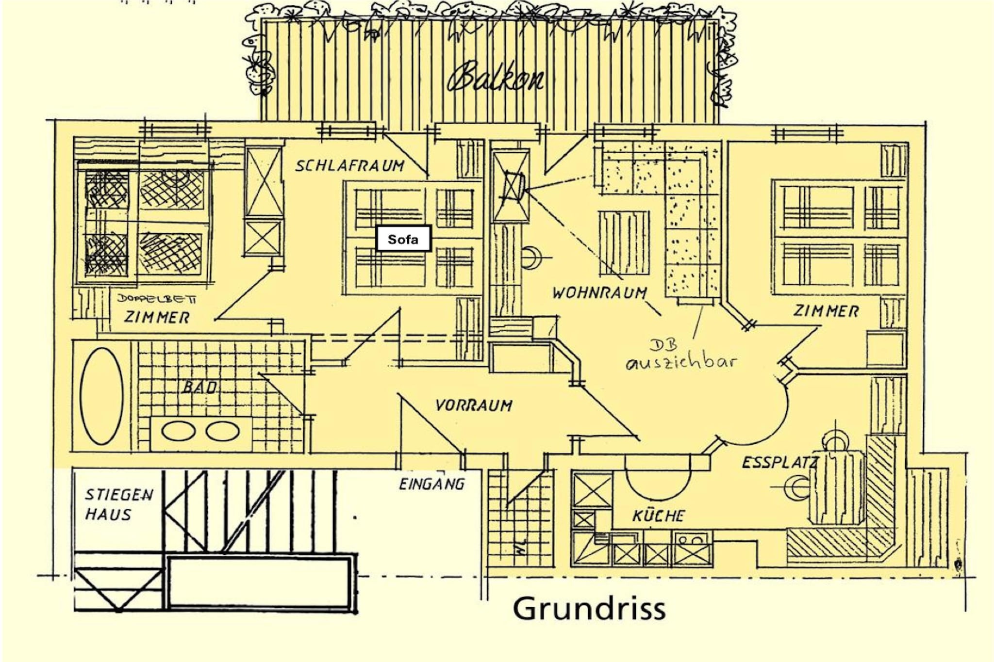 Apartment "Schattberg"-Plattegrond