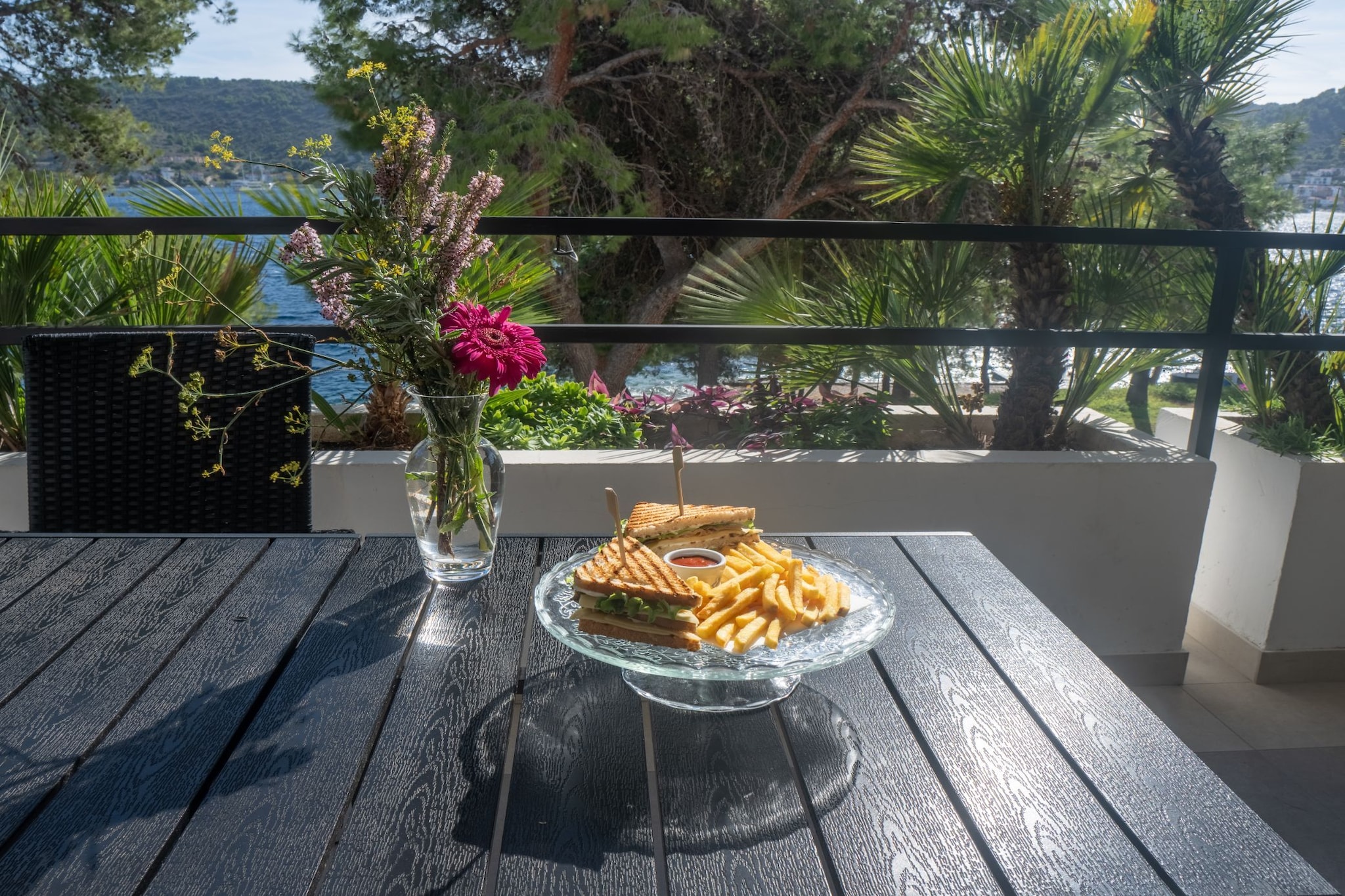 Hotel Issa - Double Room Sea View 12-Terrasse / balcon