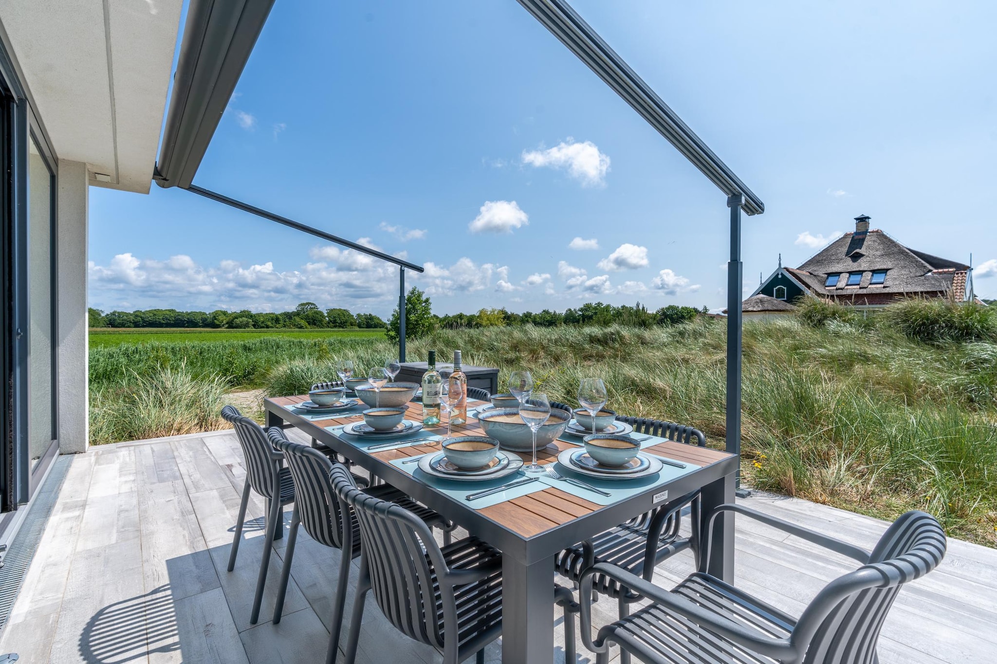 Strandvilla Hygge-Terrasbalkon