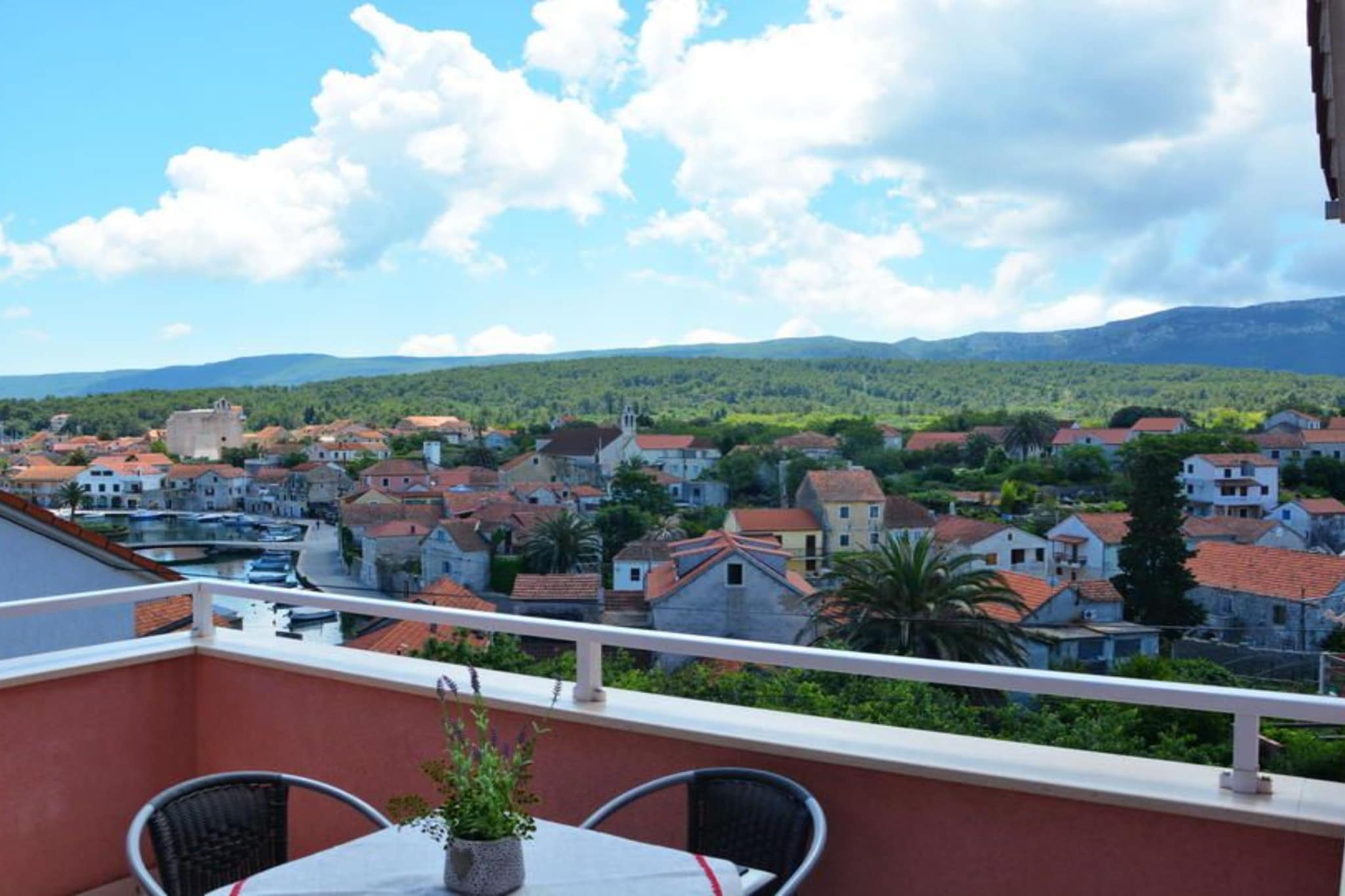 One Bedroom Apartment with Balcony and Sea View 2-Terrace balcony