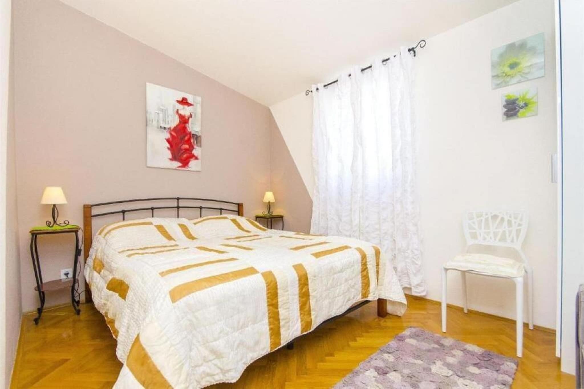 Apartments Nives - One Bedroom Apartment (A2)-Chambre