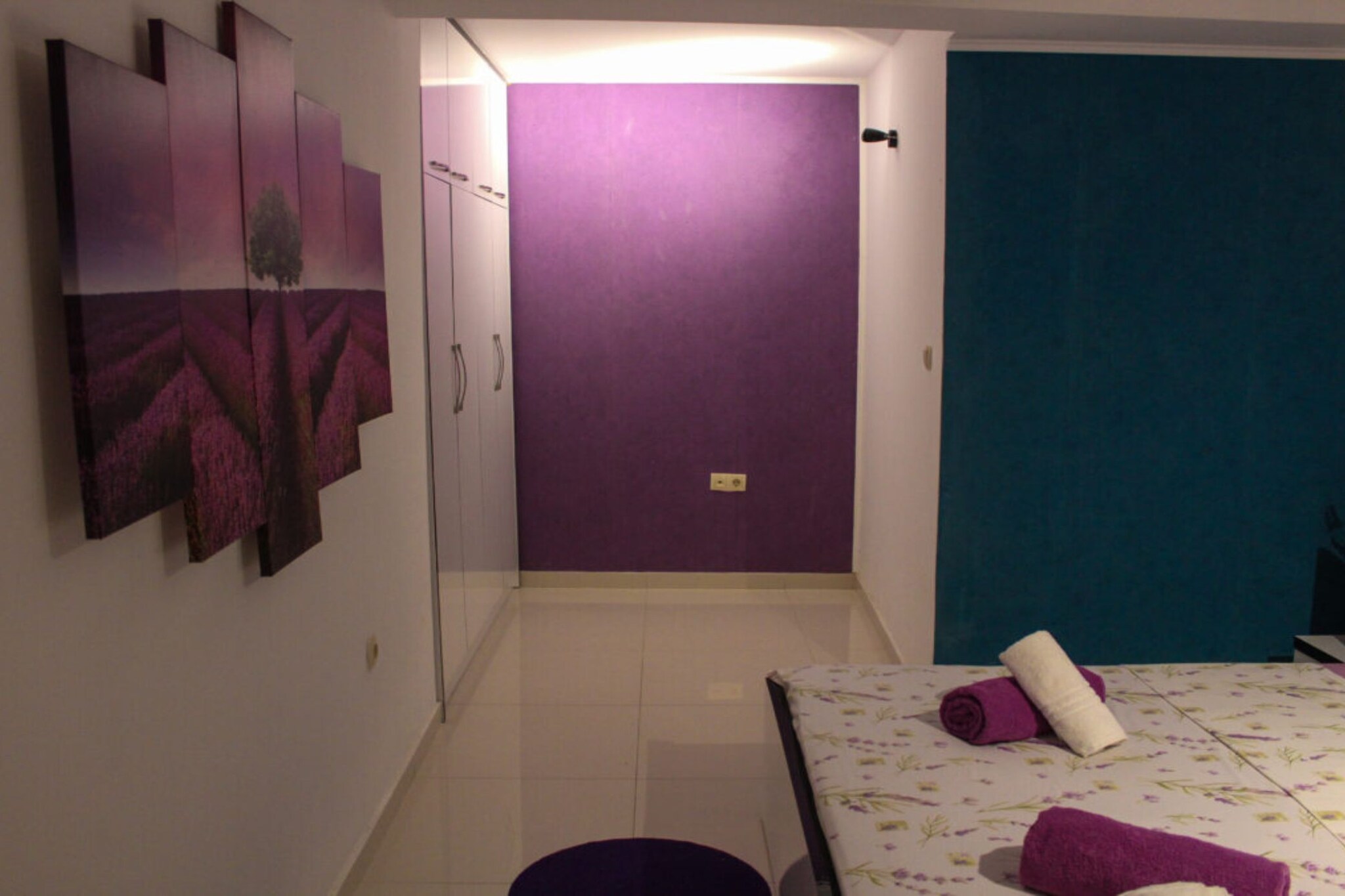 Seafront Apartment Sea Relax with Private Pool - Two Bedroom Apartment with Sea View  and Private Pool-Slaapkamer