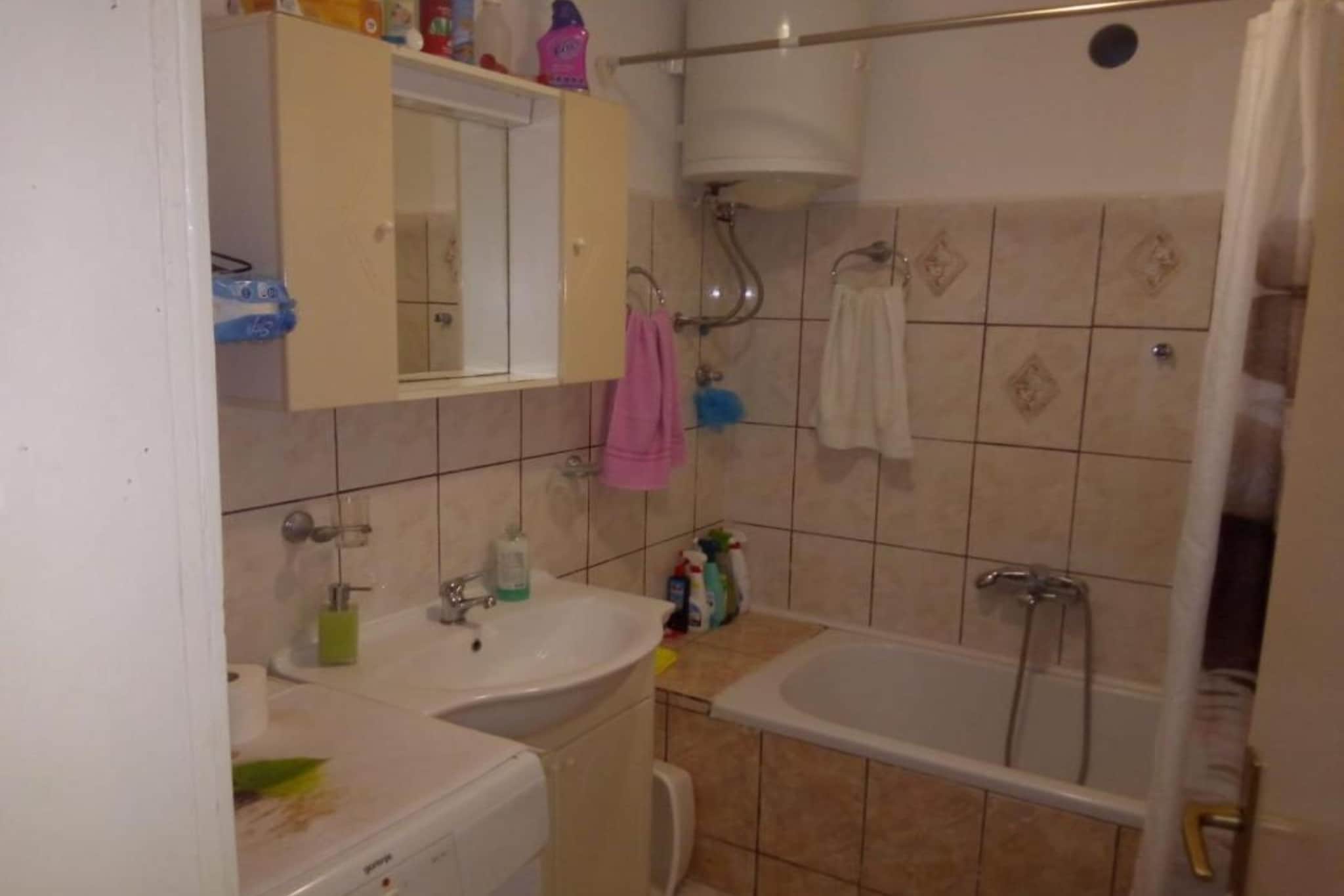 Apartments Ćubela - One Bedroom Apartment with  Terrace (Ap4)-Bathroom