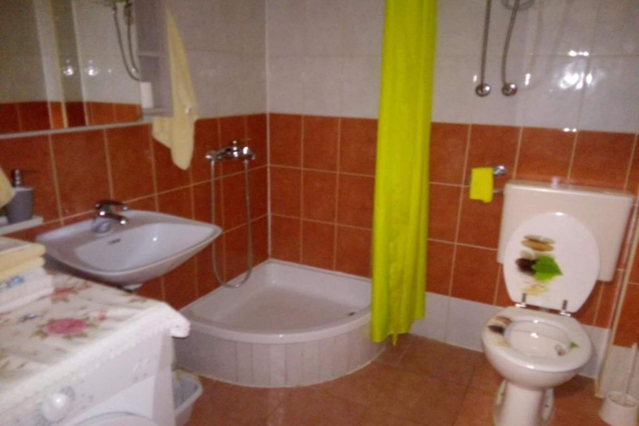 Apartments Ćubela - One Bedroom Apartment with Balcony and Sea View (Ap3)-Bathroom