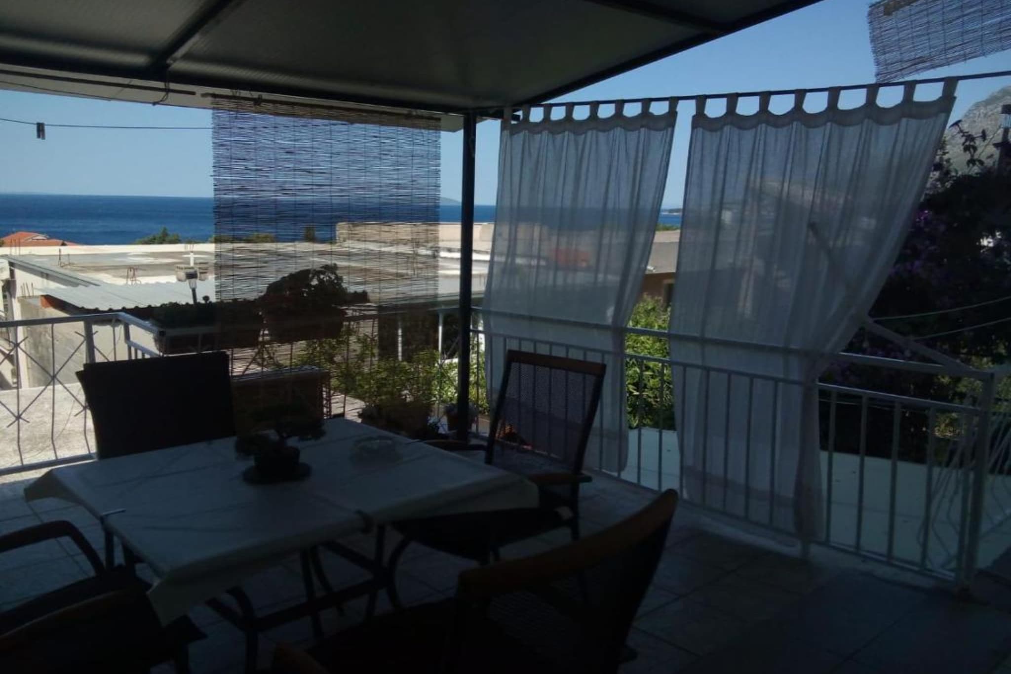 Apartments Ćubela - One Bedroom Apartment with Balcony and Sea View (Ap3)-Terrace balcony