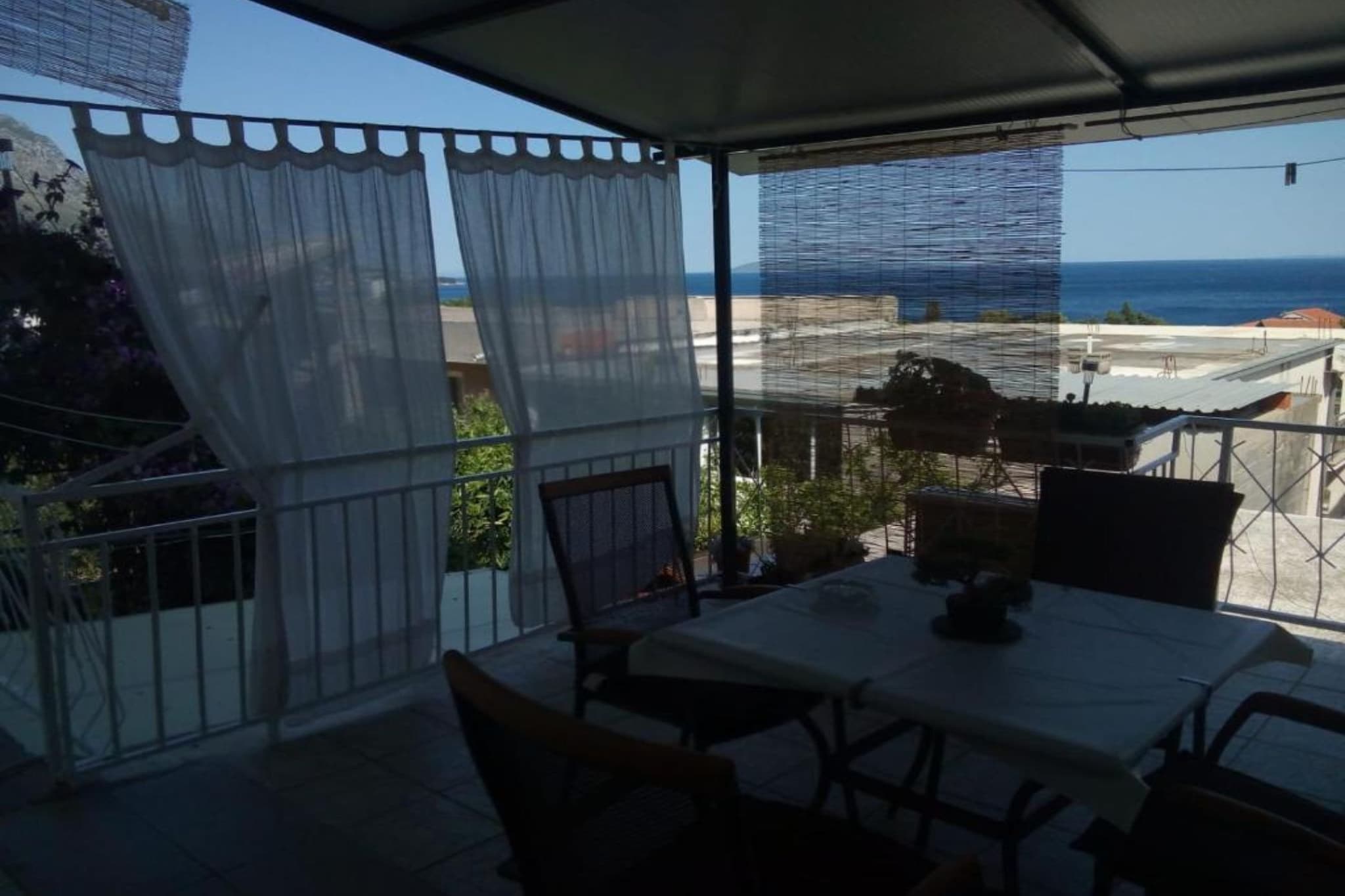 Apartments Ćubela - One Bedroom Apartment with Balcony and Sea View (Ap3)-Terrace balcony