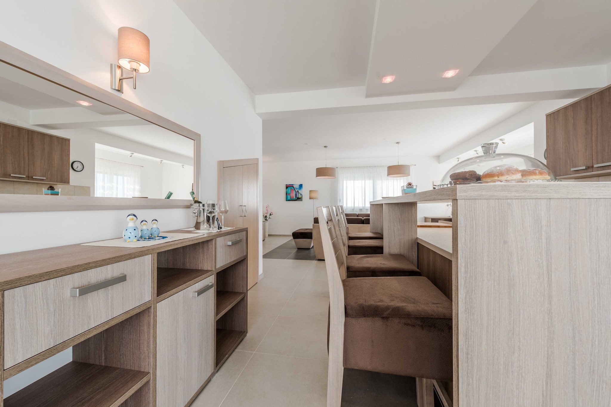 Luxury Escape with Swimming Pool & Modern Design - Four Bedroom Villa with Sea View and Private Pool ( Villa 8)-Salon