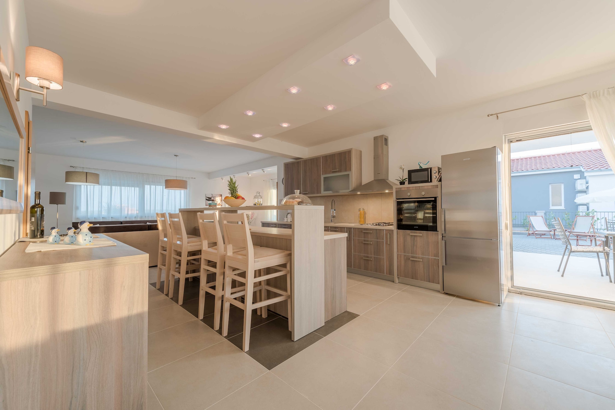 Luxury Escape with Swimming Pool & Modern Design - Deluxe Four Bedroom Villa with Sea View and Private Pool (Villa 5)-Küche
