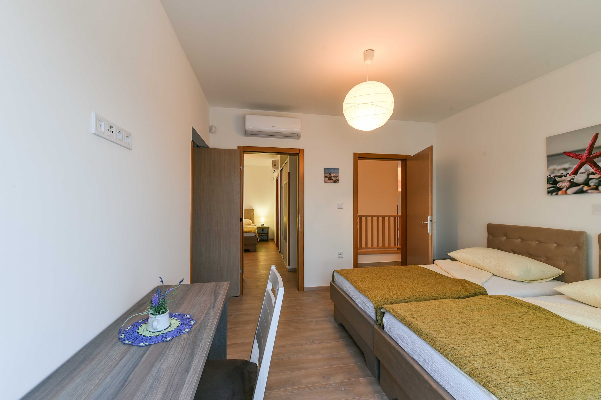 Luxury Escape with Swimming Pool & Modern Design - Deluxe Four Bedroom Villa with Sea View and Private Pool (Villa 5)-Schlafzimmer