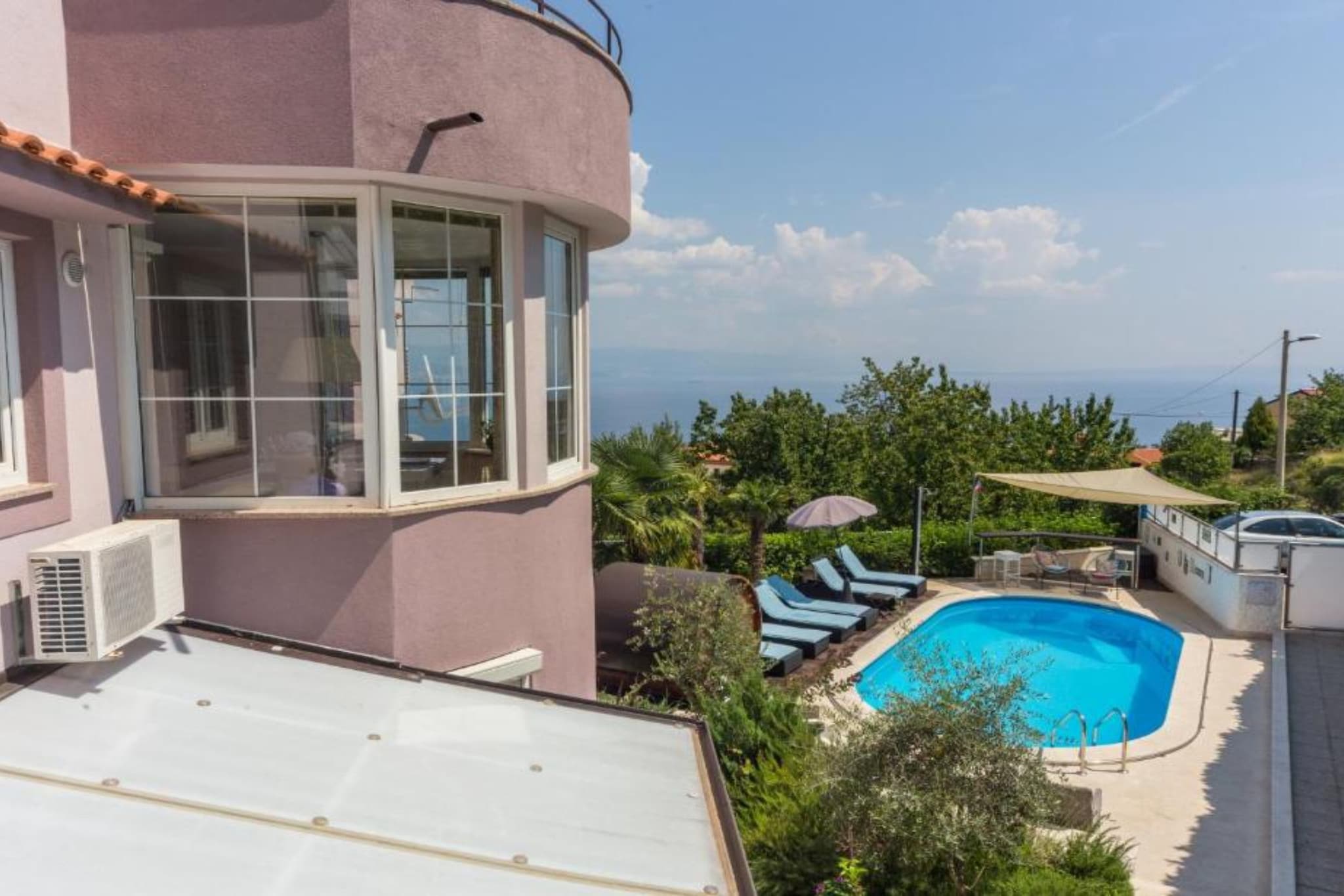 Apartments Melanie - Oprić Hills Two bedroom apartment with sea view (B)-Piscine
