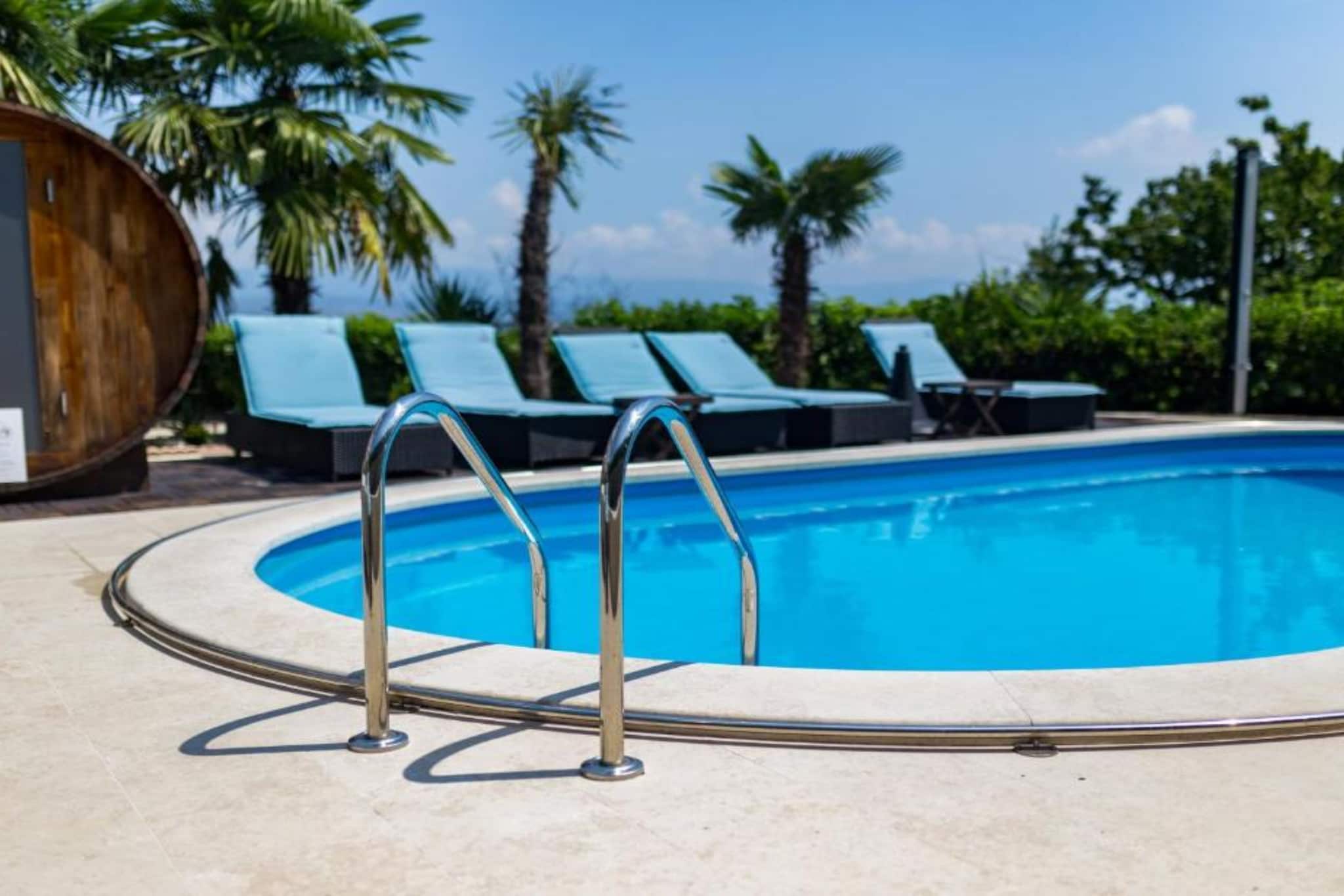 Apartments Melanie - Oprić Hills Two bedroom apartment with sea view (B)-Piscine