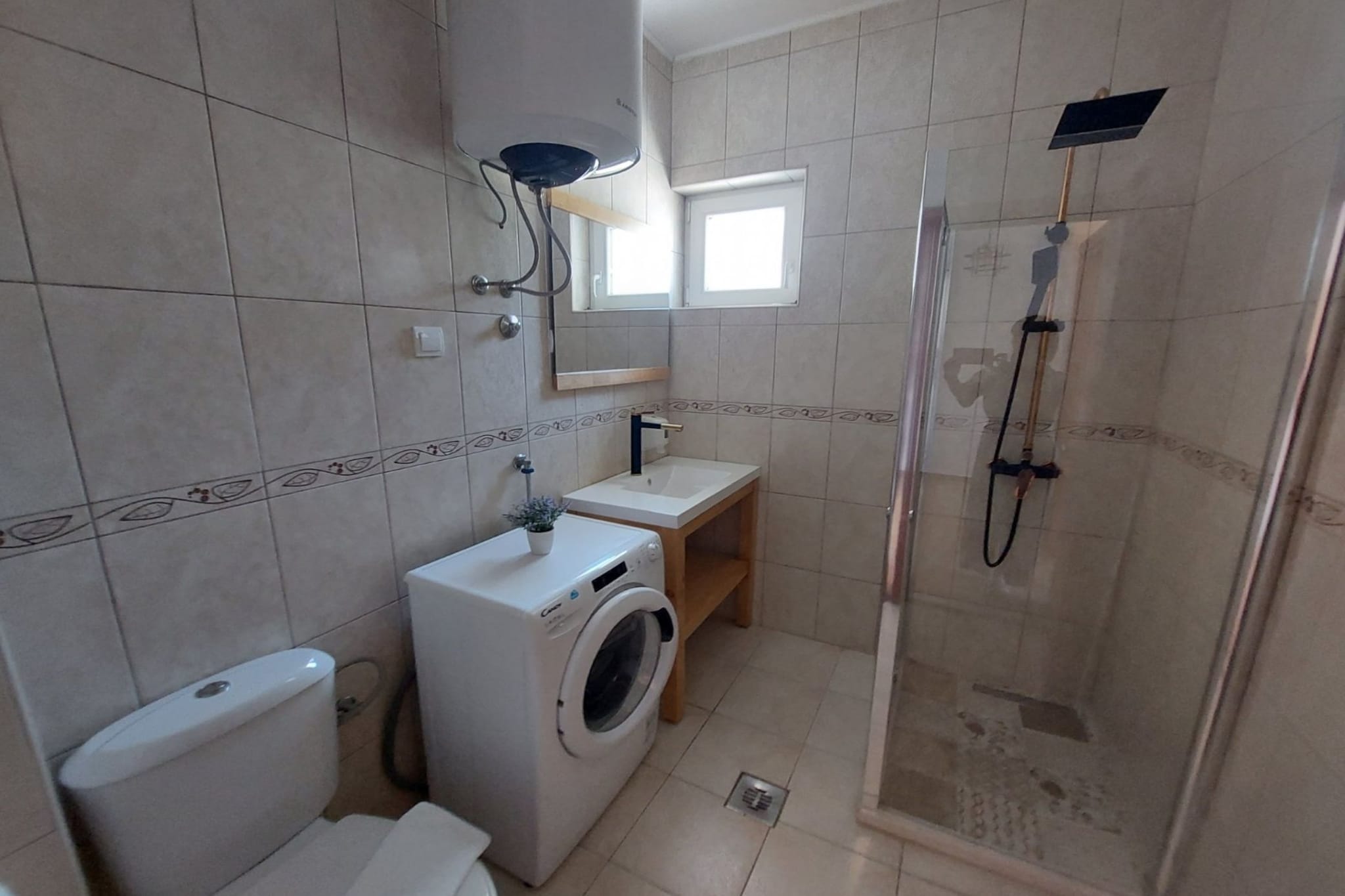 Villa Apartments Kumbor President - Three Bedroom Apartment With Sea View (Astarea)-Salle de bain