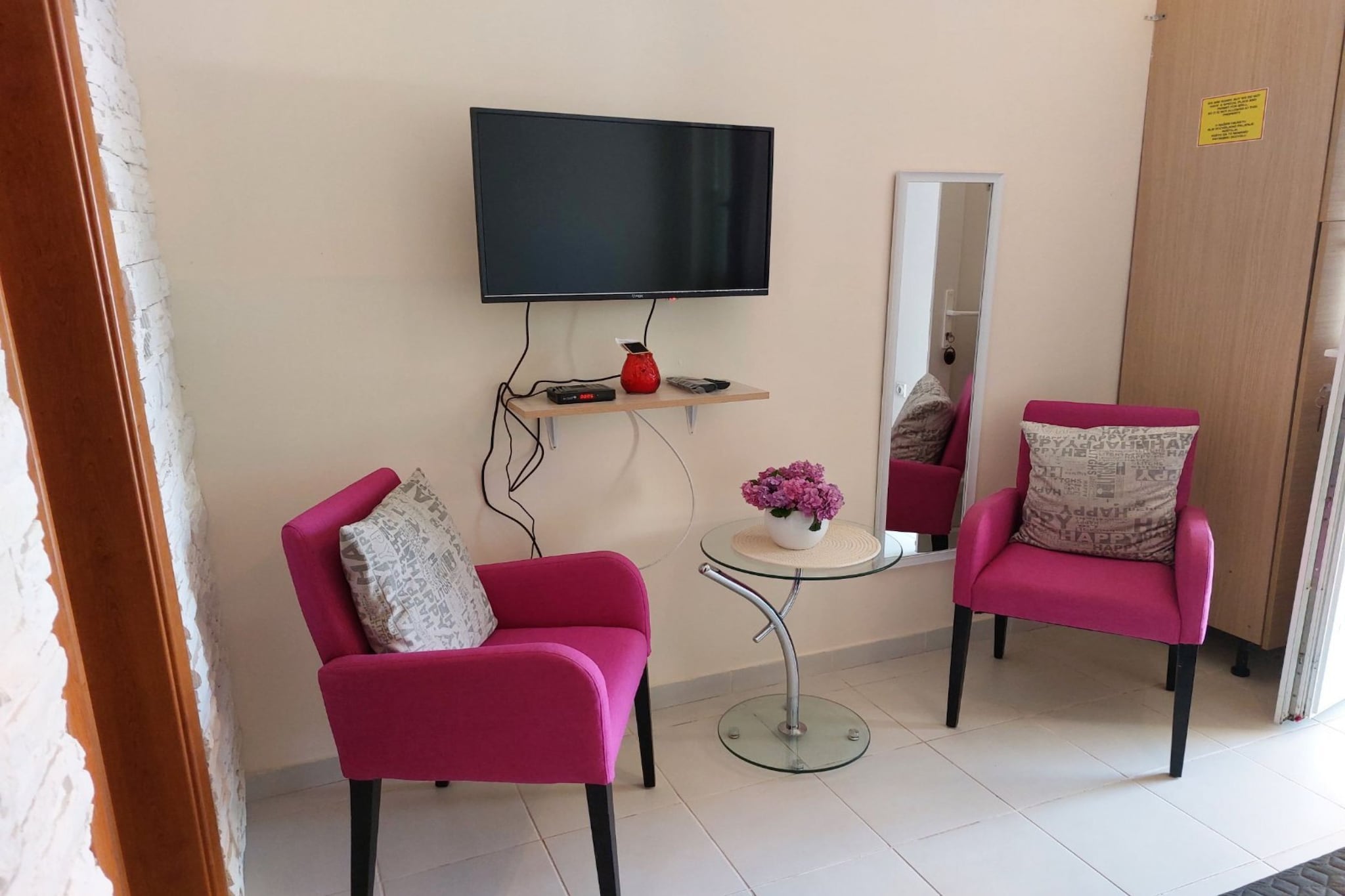 Villa Apartments Kumbor President - Studio Apartment With Sea View (Domino)