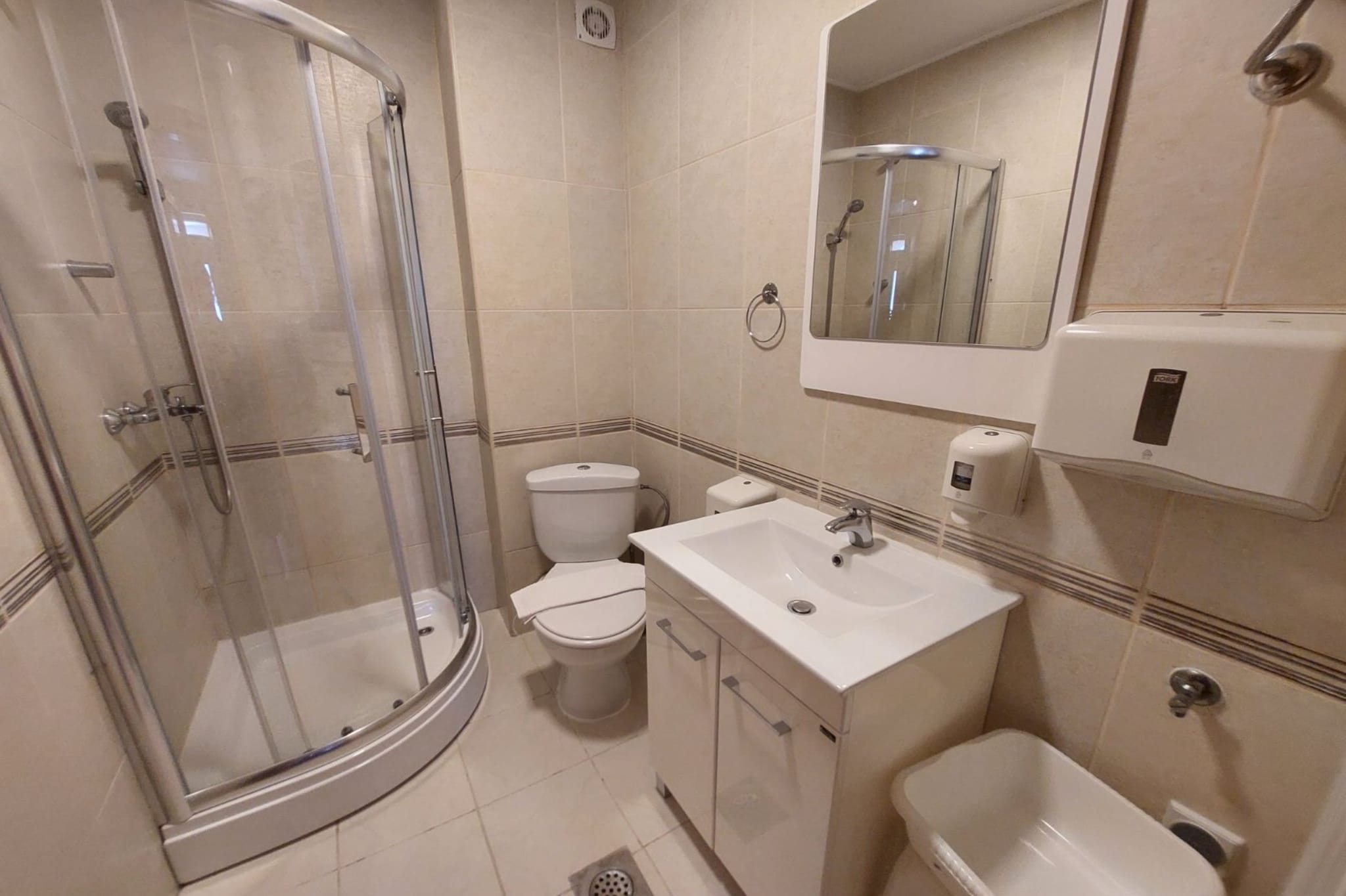 Villa Apartments Kumbor President - Studio Apartment With Sea View (Domino)-Salle de bain