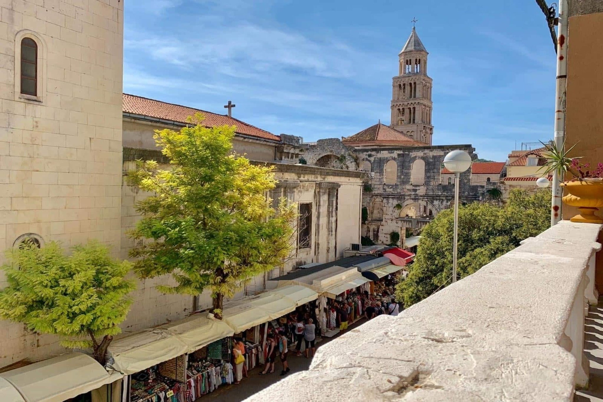 Silver Gate Rooms-Diocletian's Palace - Double Room - Uitzicht
