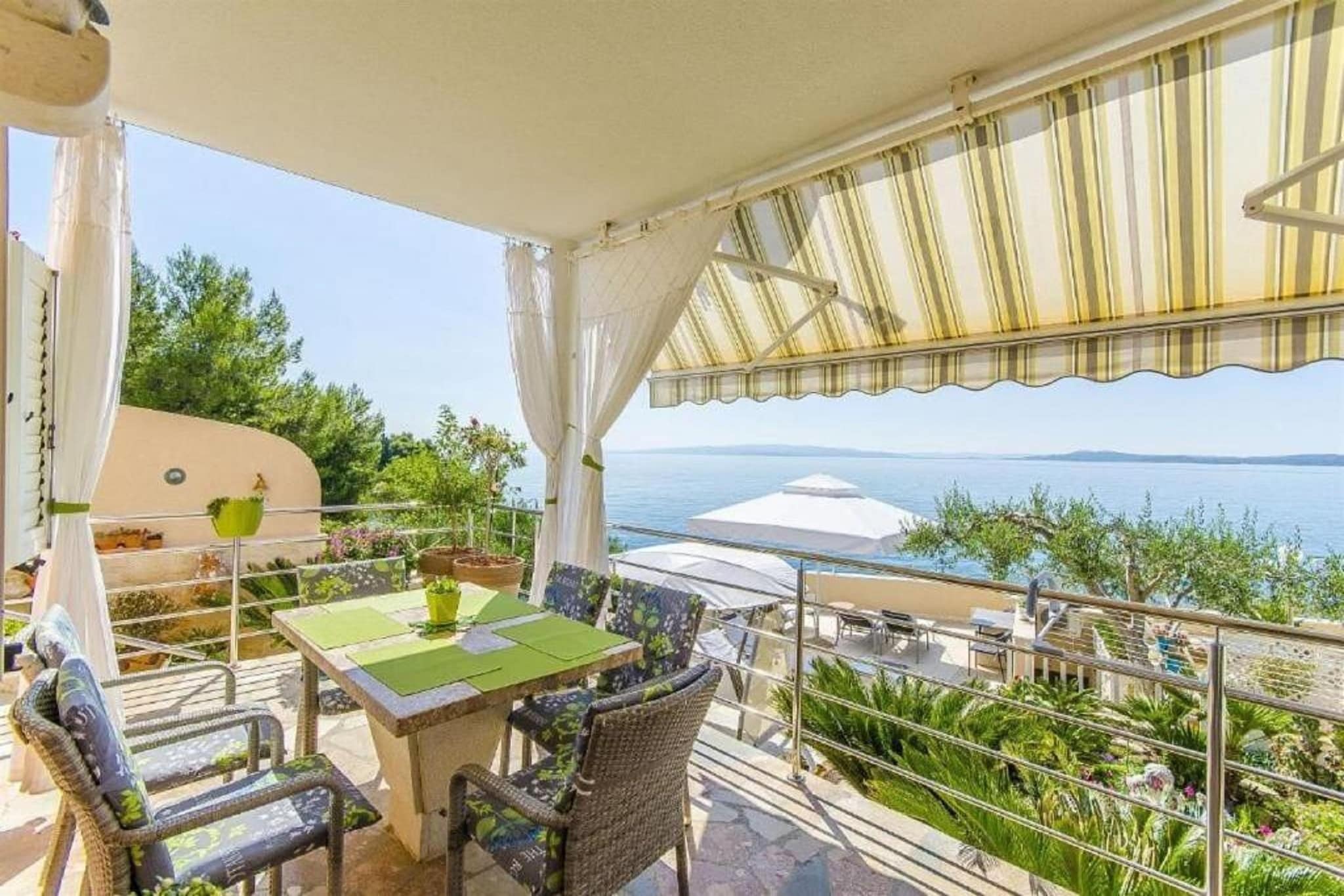 Apartments Nives - Two Bedroom Apartment (A3)-Terrasse / balcon