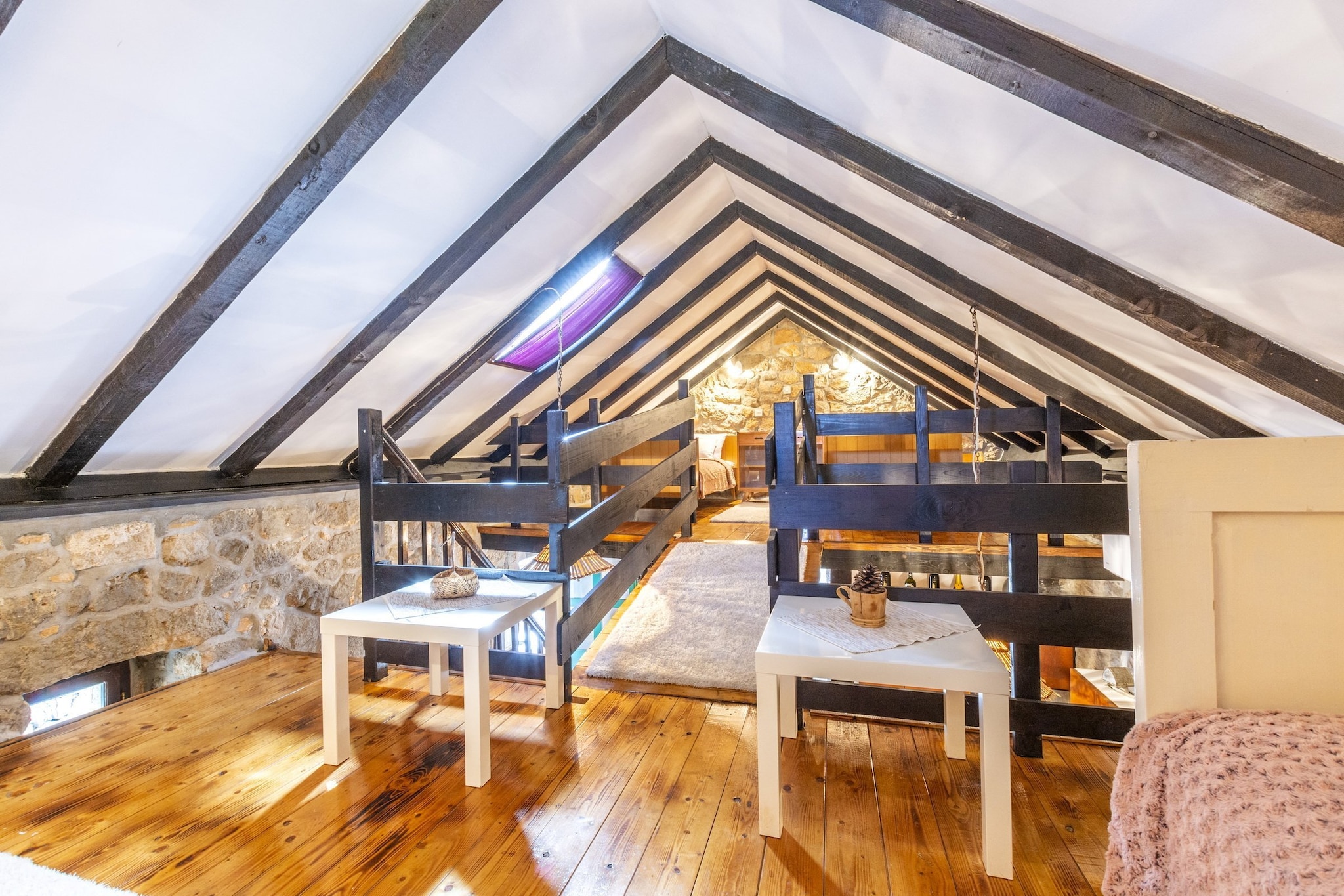 Rustical Resort Kokorići with Shared Outdoor Swimming Pool - One Bedroom Apartment-Chambre