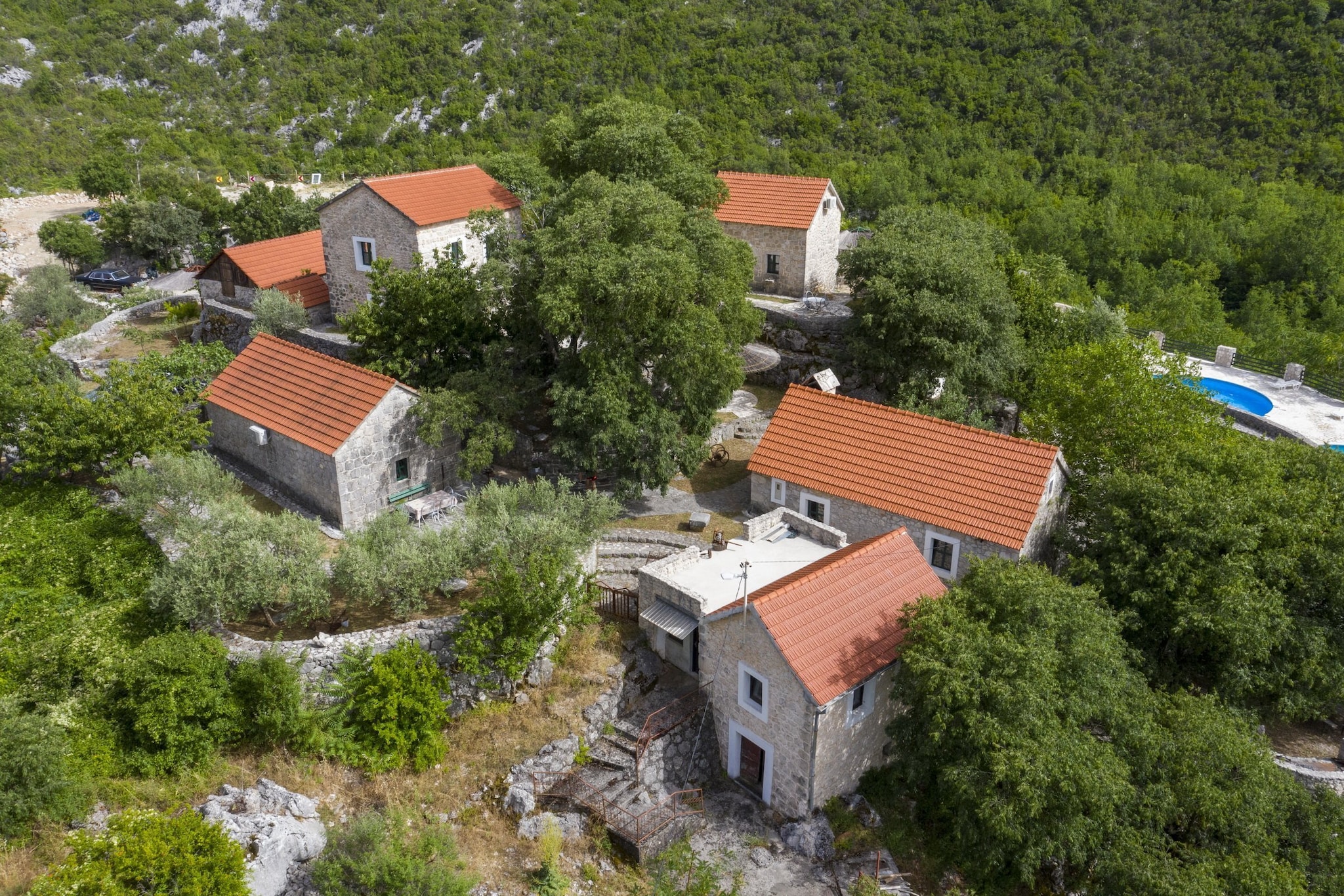 Rustical Resort Kokorići with Shared Outdoor Swimming Pool - One Bedroom Apartment-Vue