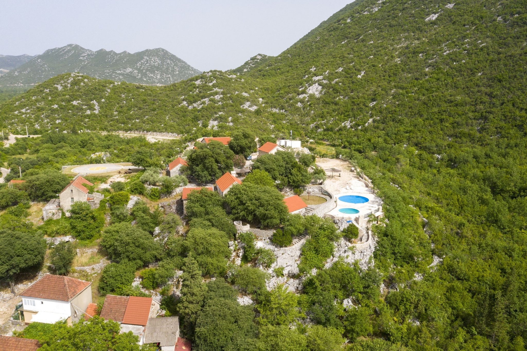 Rustical Resort Kokorići with Shared Outdoor Swimming Pool - One Bedroom Apartment-Vue