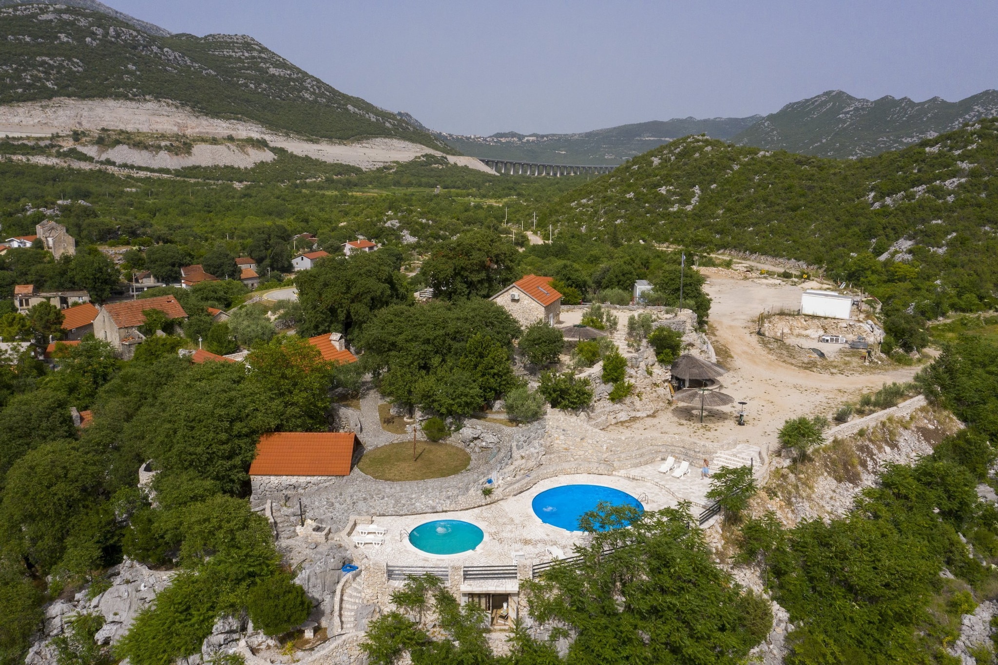 Rustical Resort Kokorići with Shared Outdoor Swimming Pool - One Bedroom Apartment-Vue