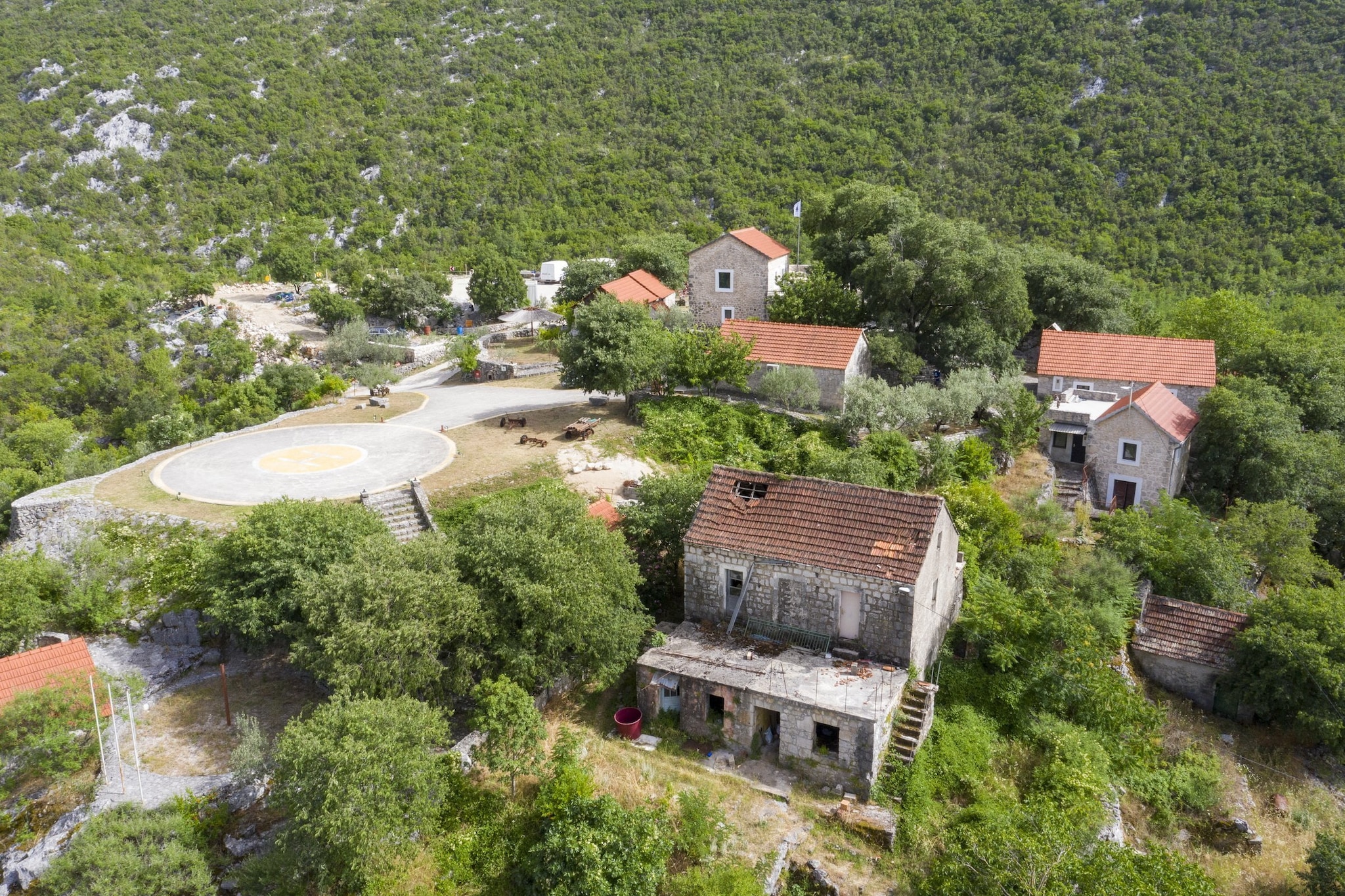 Rustical Resort Kokorići with Shared Outdoor Swimming Pool - One Bedroom Apartment-Vue
