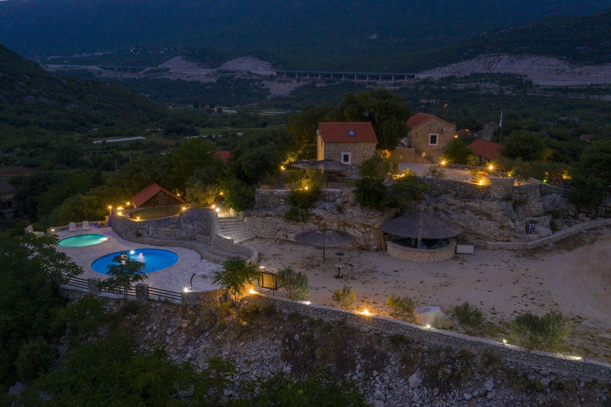 Rustical Resort Kokorići with Shared Outdoor Swimming Pool - One Bedroom Apartment-Vue