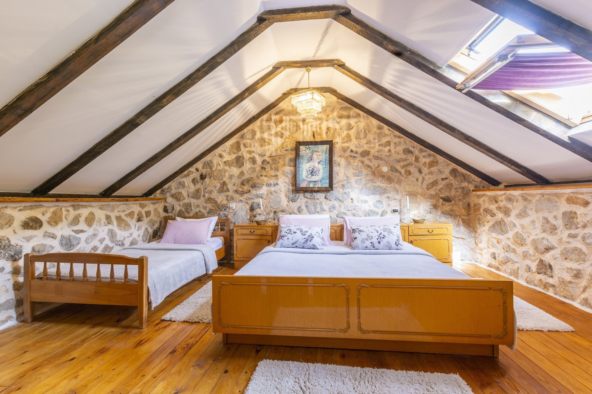Rustical Resort Kokorići with Shared Outdoor Swimming Pool - One Bedroom Apartment with Terrace-Chambre