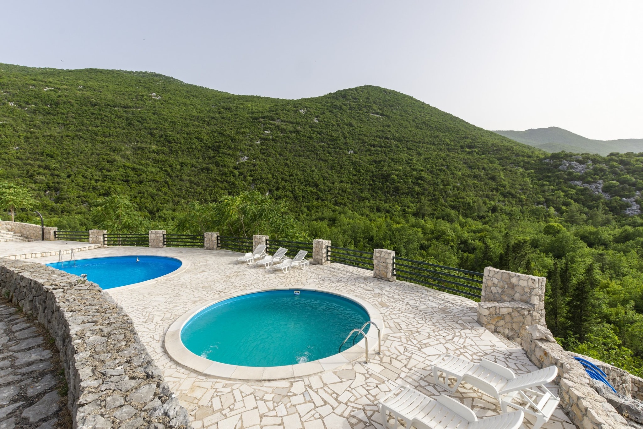 Rustical Resort Kokorići with Shared Outdoor Swimming Pool - One Bedroom Apartment with Terrace-Piscine