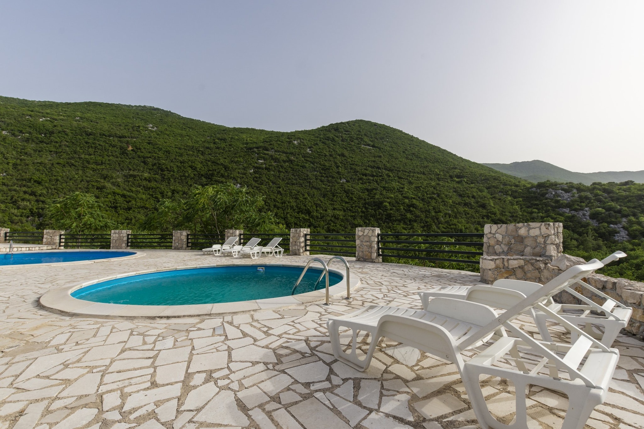 Rustical Resort Kokorići with Shared Outdoor Swimming Pool - One Bedroom Apartment with Terrace-Piscine
