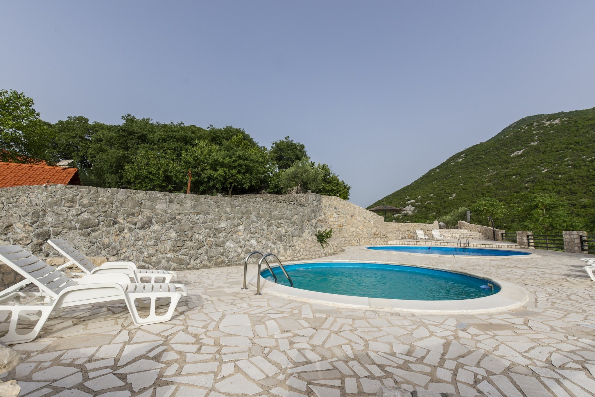 Rustical Resort Kokorići with Shared Outdoor Swimming Pool - One Bedroom Apartment with Terrace-Piscine